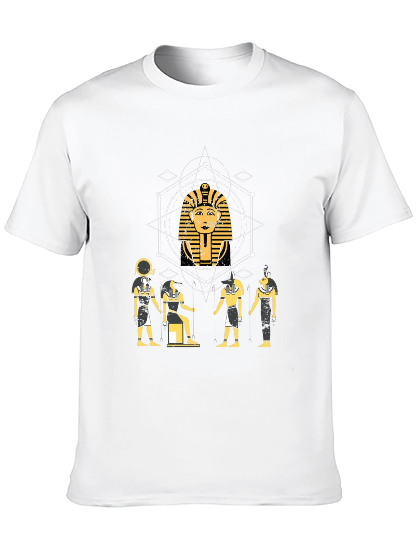 Egyptian Gods Graphic Tee - Black