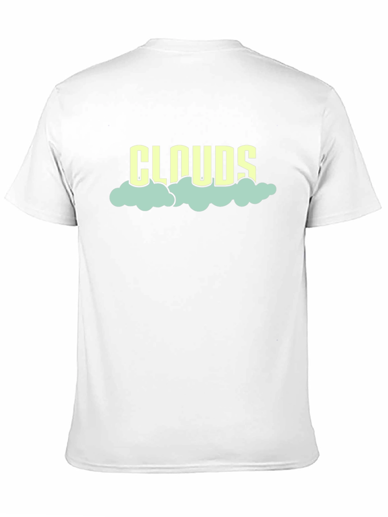 Clouds Graphic T-Shirt - Black Cotton Tee