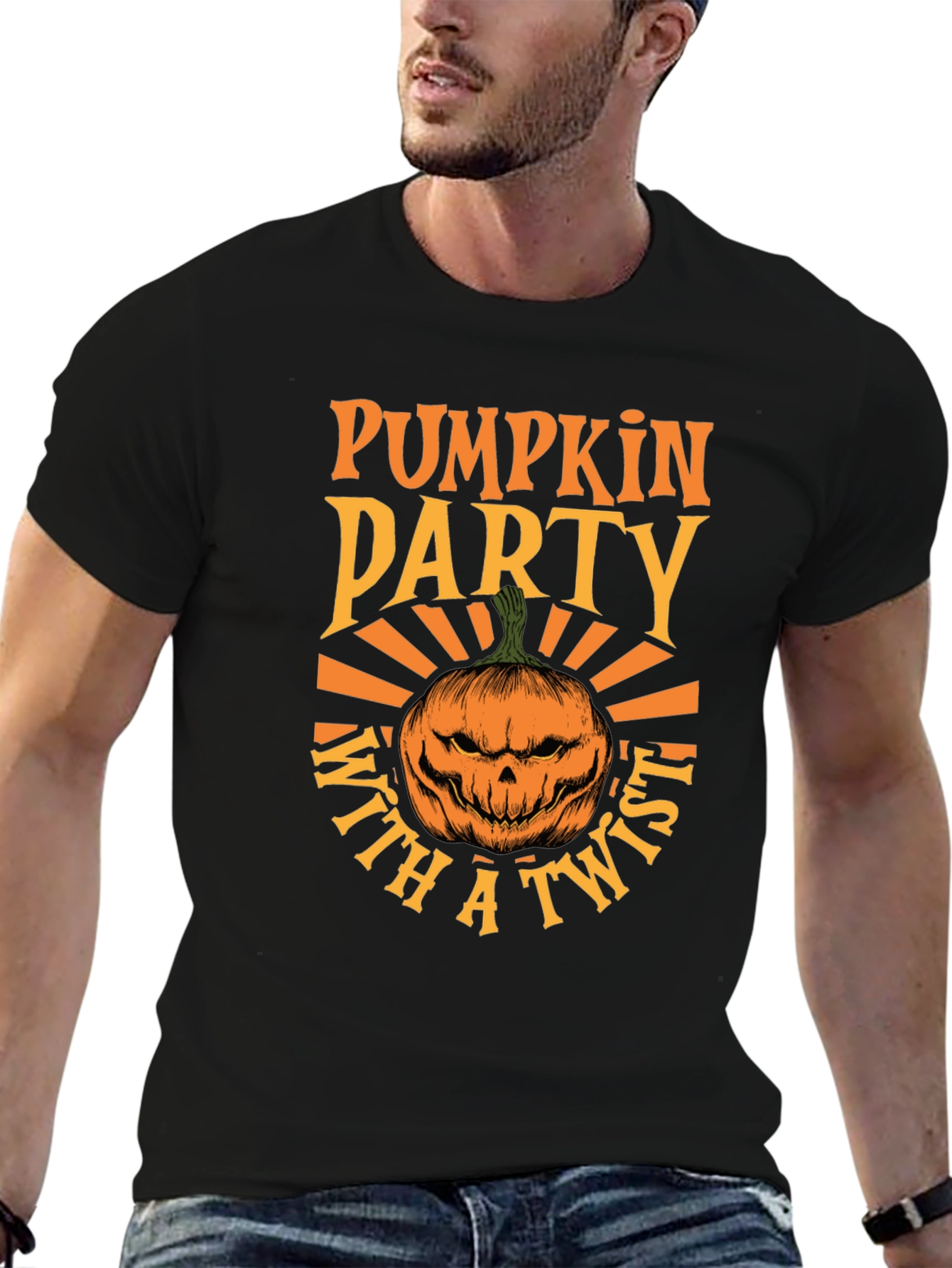 Pumpkin Party With A Twist Halloween T-Shirt