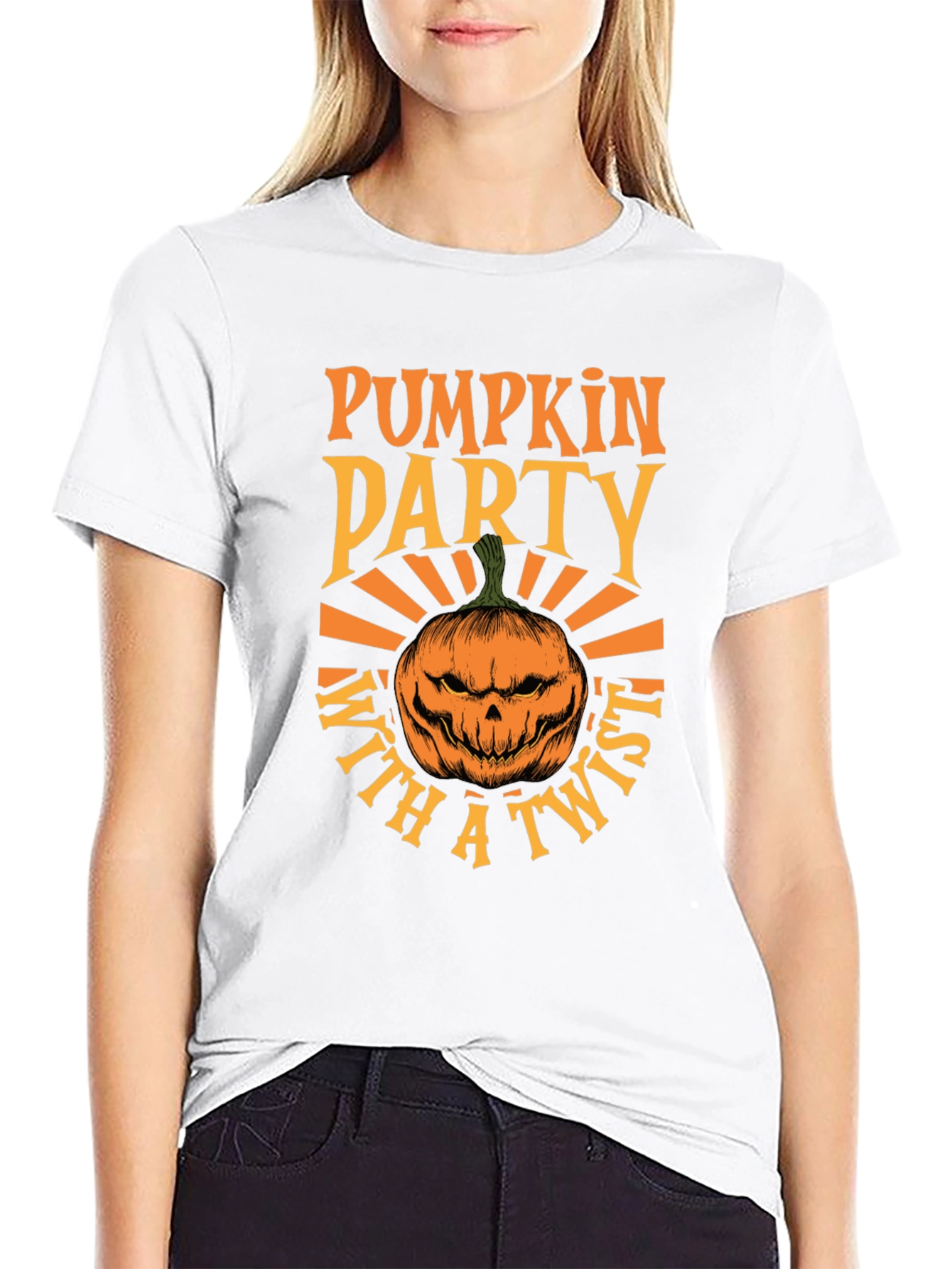 Pumpkin Party With A Twist Halloween T-Shirt