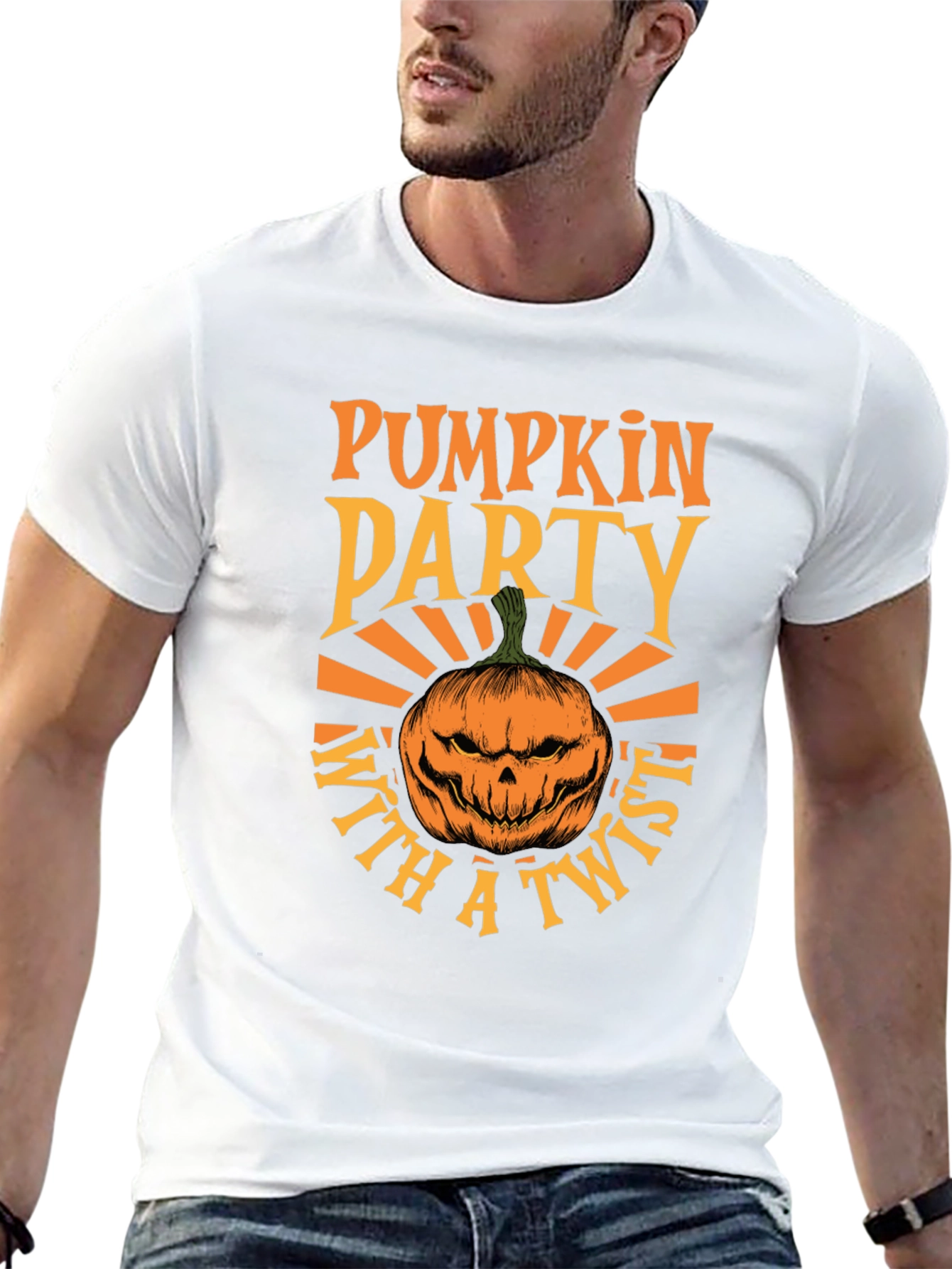 Pumpkin Party With A Twist Halloween T-Shirt