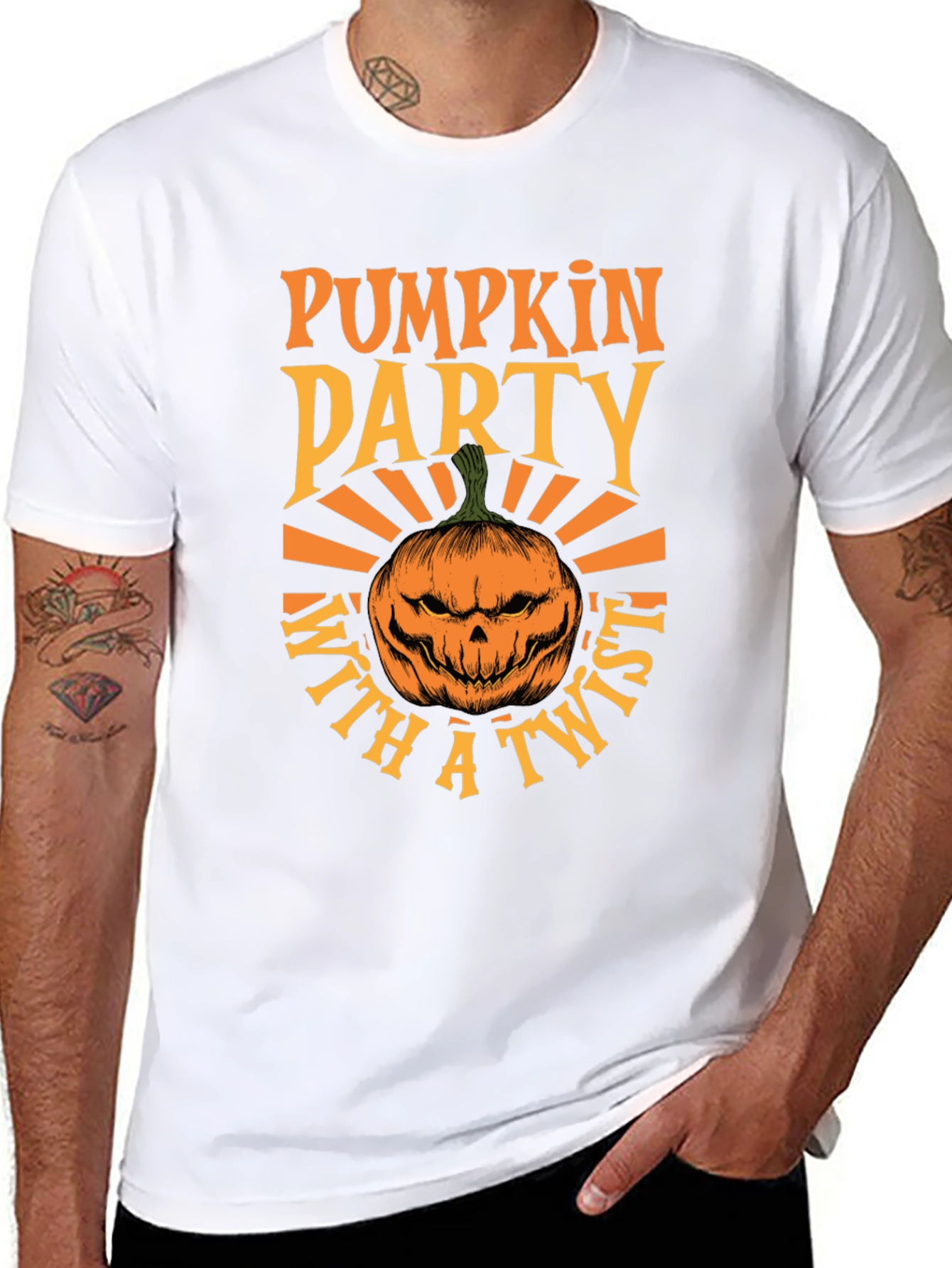 Pumpkin Party With A Twist Halloween T-Shirt