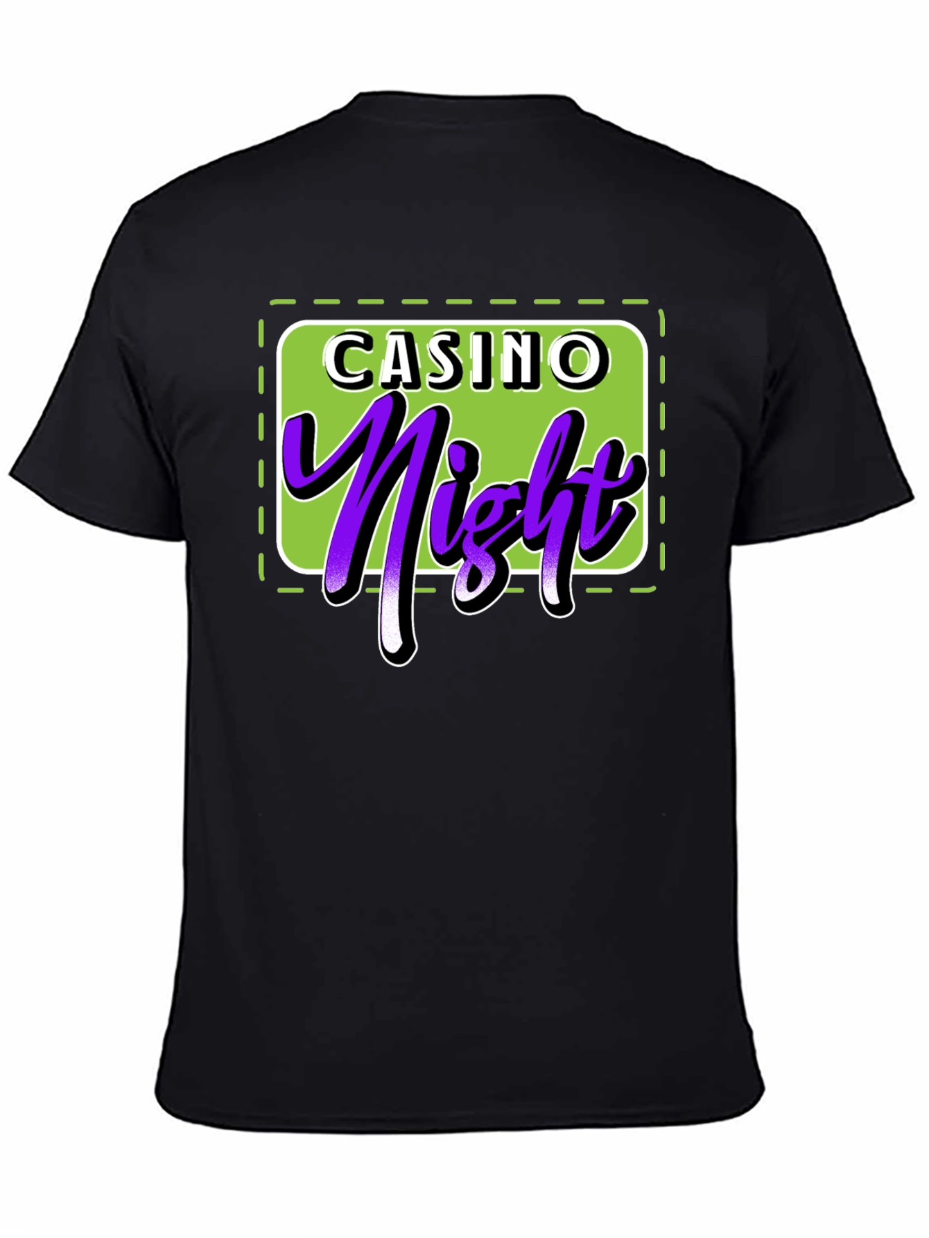 Casino Night T-Shirt - Lucky Purple