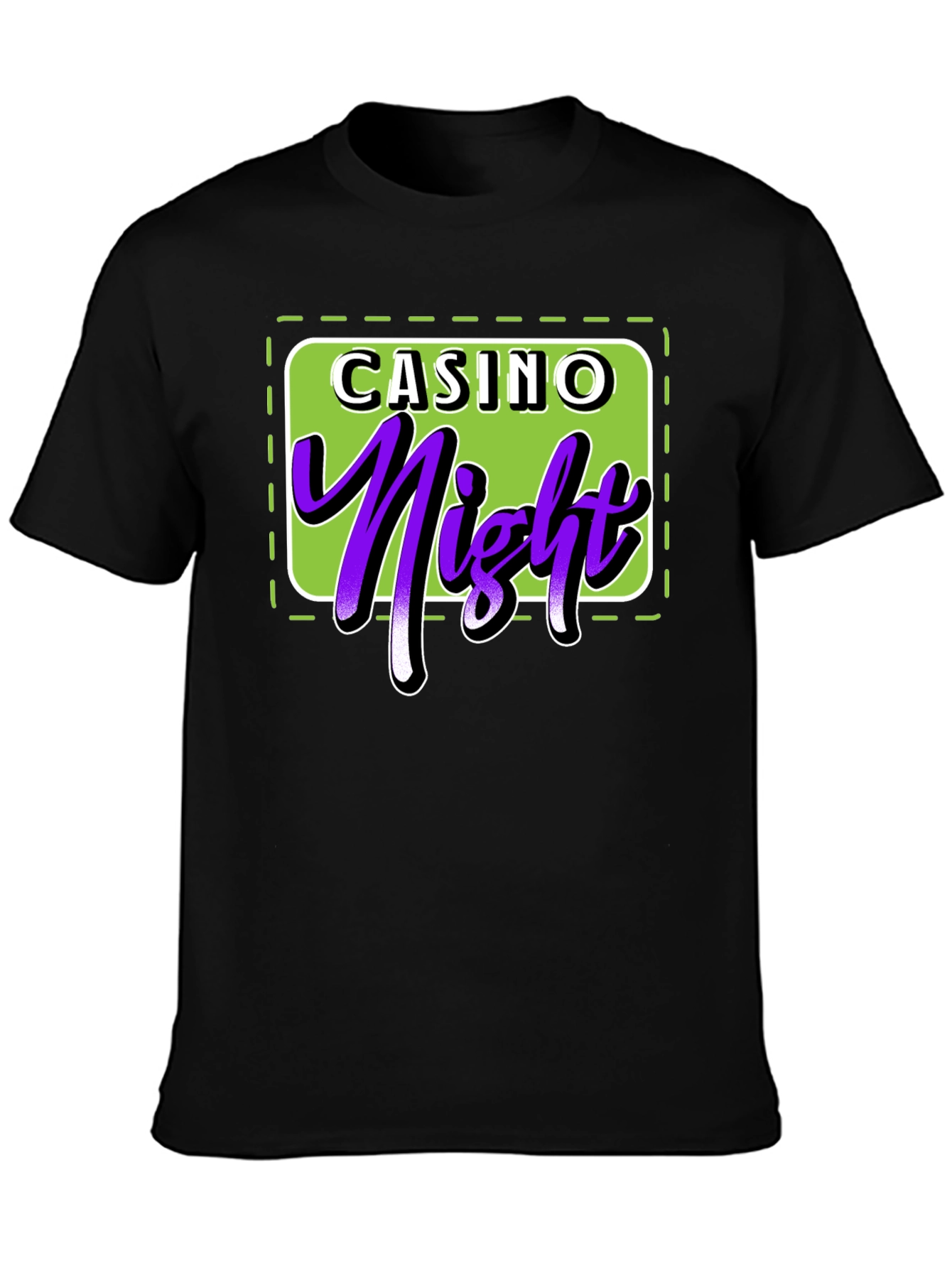 Casino Night T-Shirt - Lucky Purple