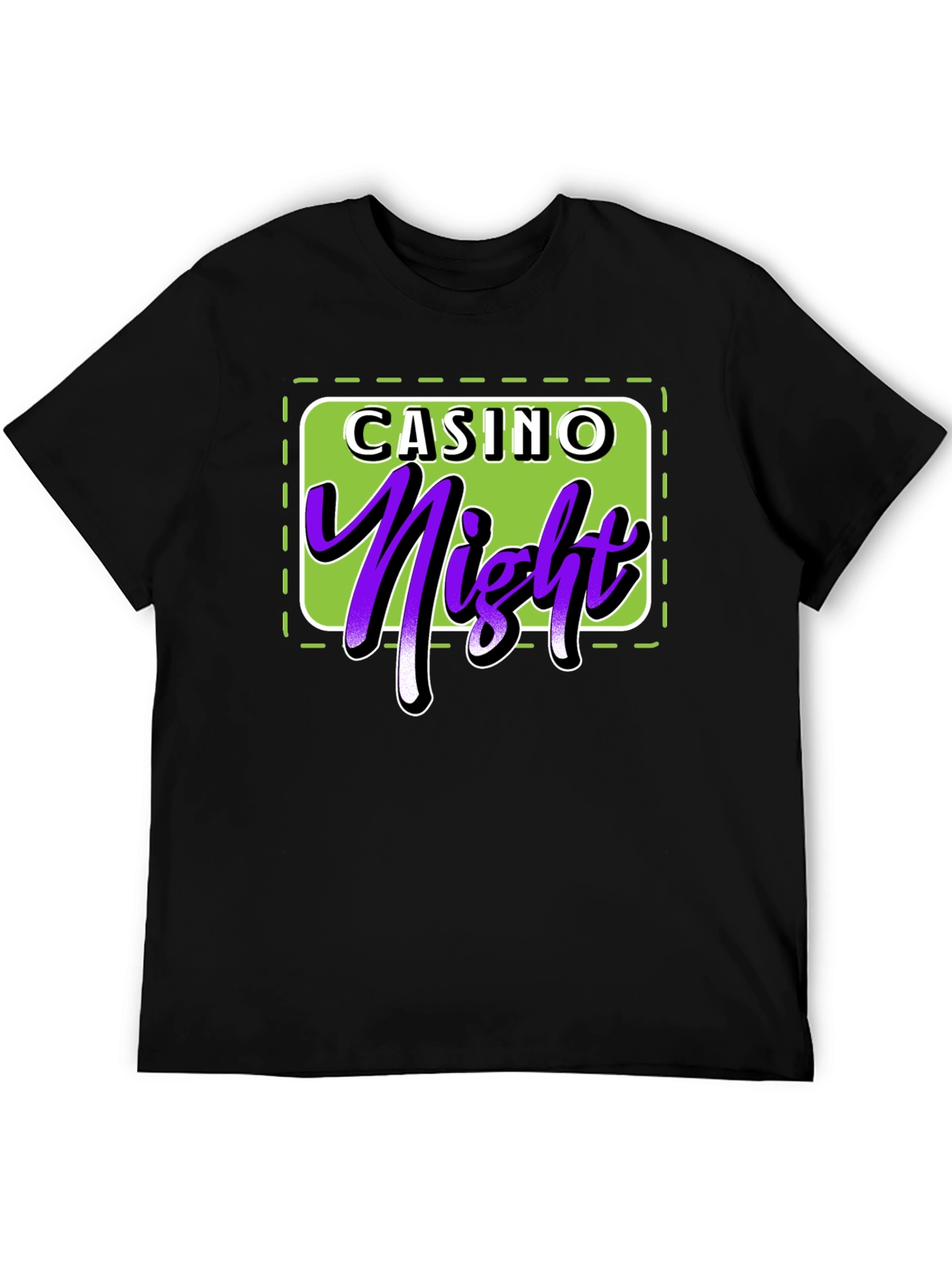 Casino Night T-Shirt - Lucky Purple