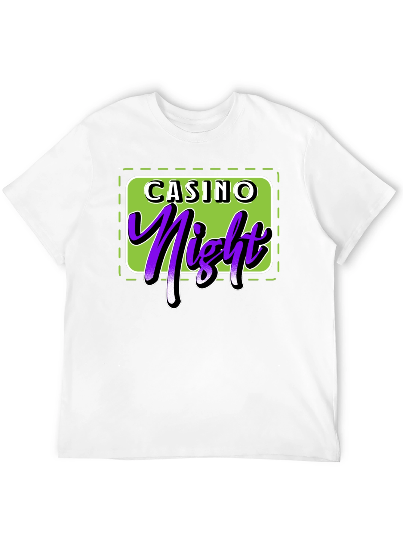 Casino Night T-Shirt - Lucky Purple