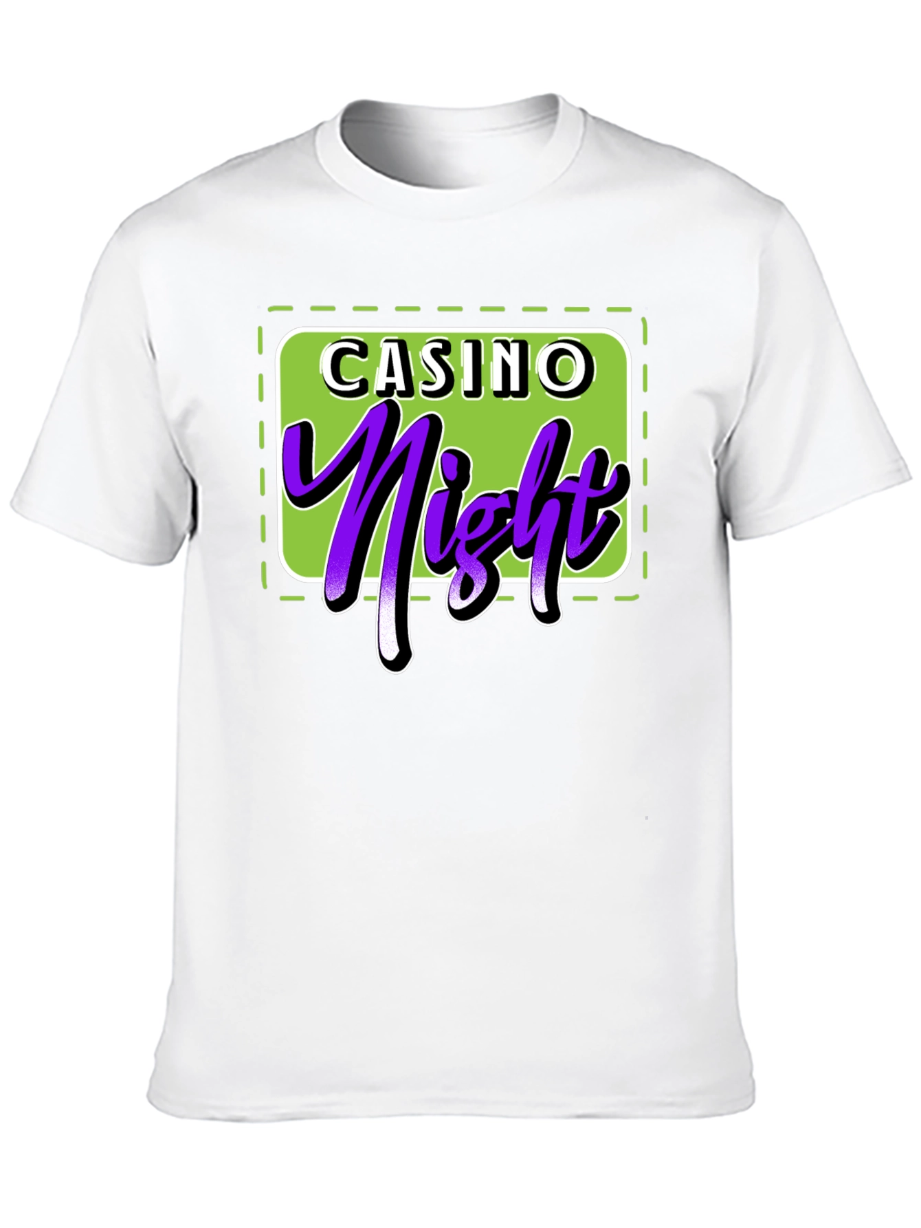 Casino Night T-Shirt - Lucky Purple