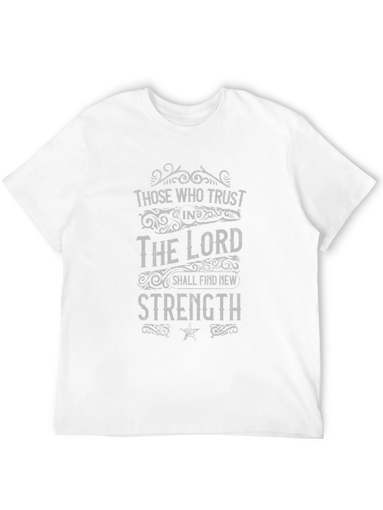 Faith-Inspired Trust in the Lord Black T-Shirt