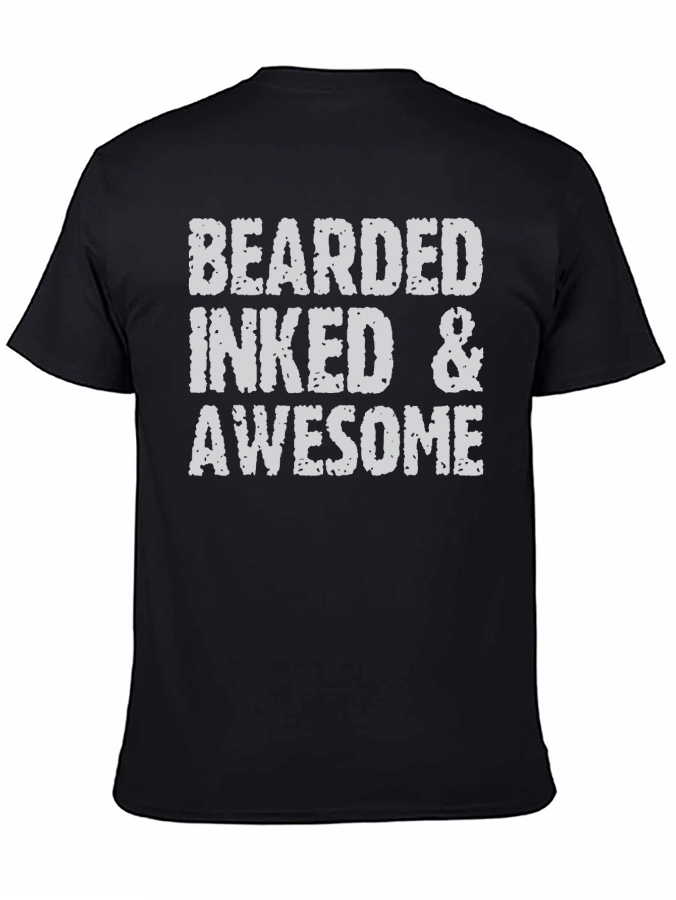 Bearded Inked & Awesome Graphic T-Shirt