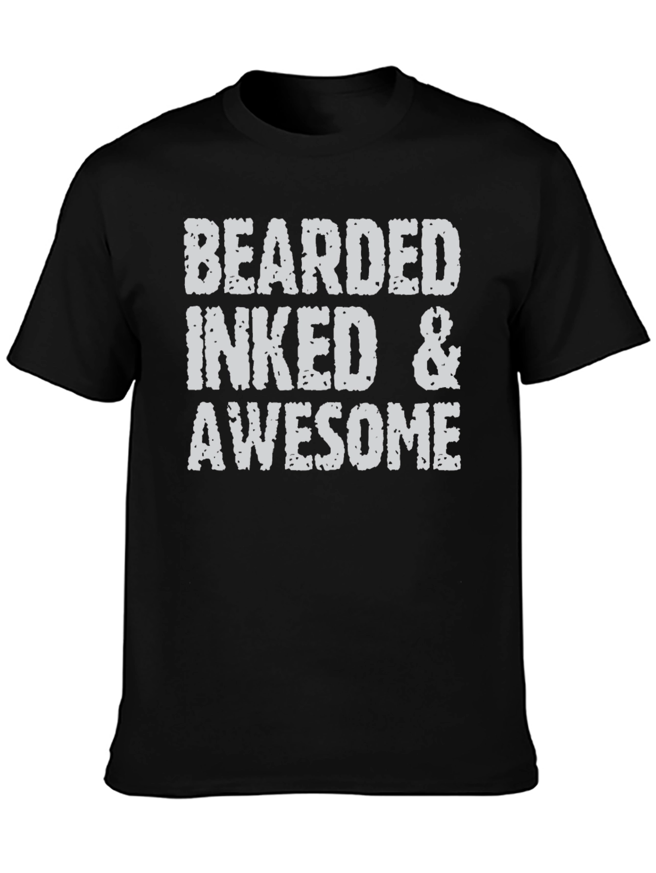 Bearded Inked & Awesome Graphic T-Shirt