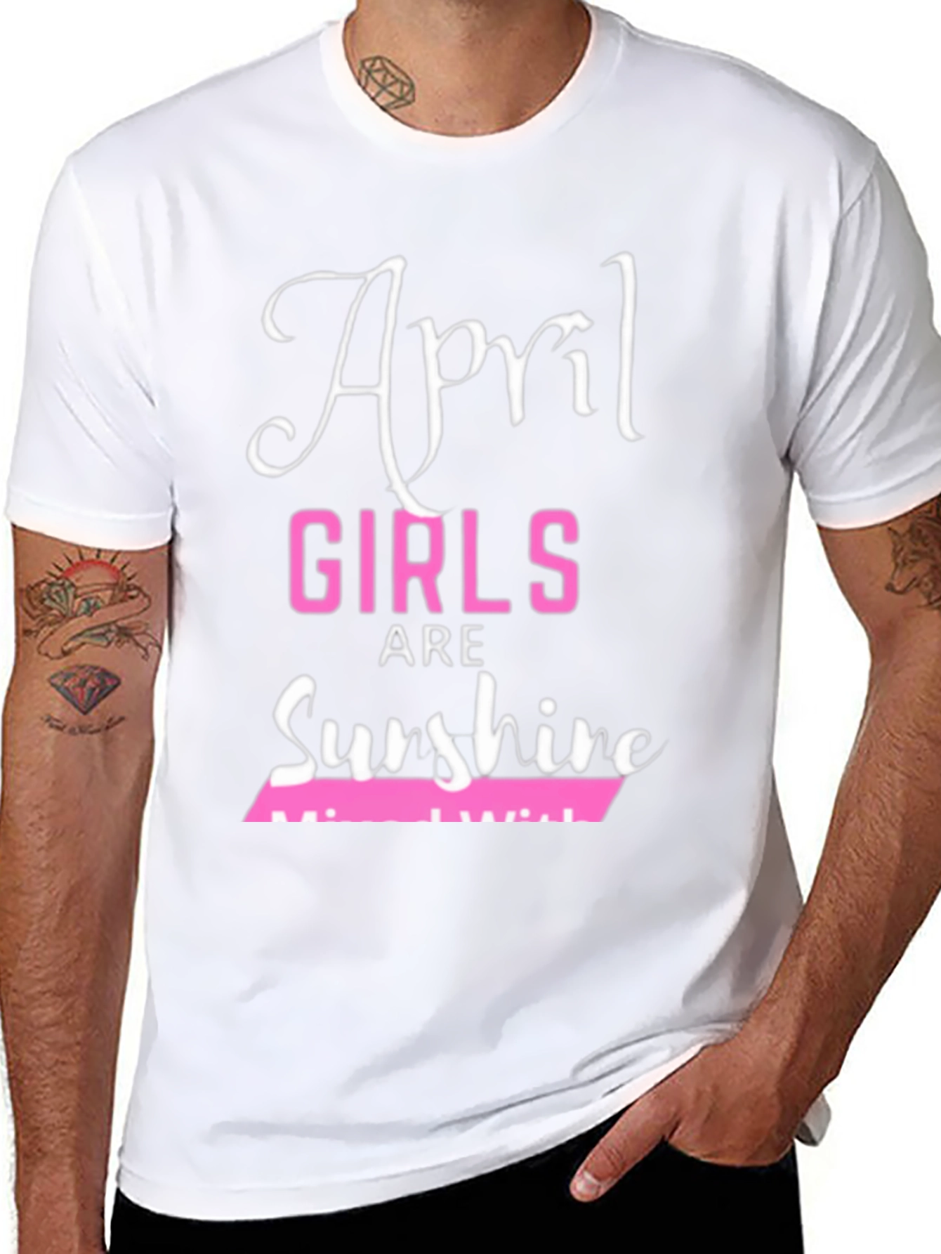April Girls Sunshine Tee - Birthday Gift