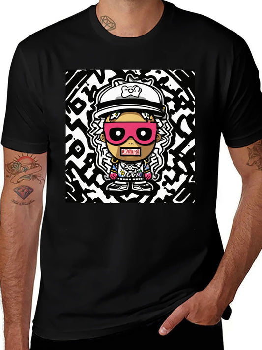 Cartoon Graphic Print T-Shirt