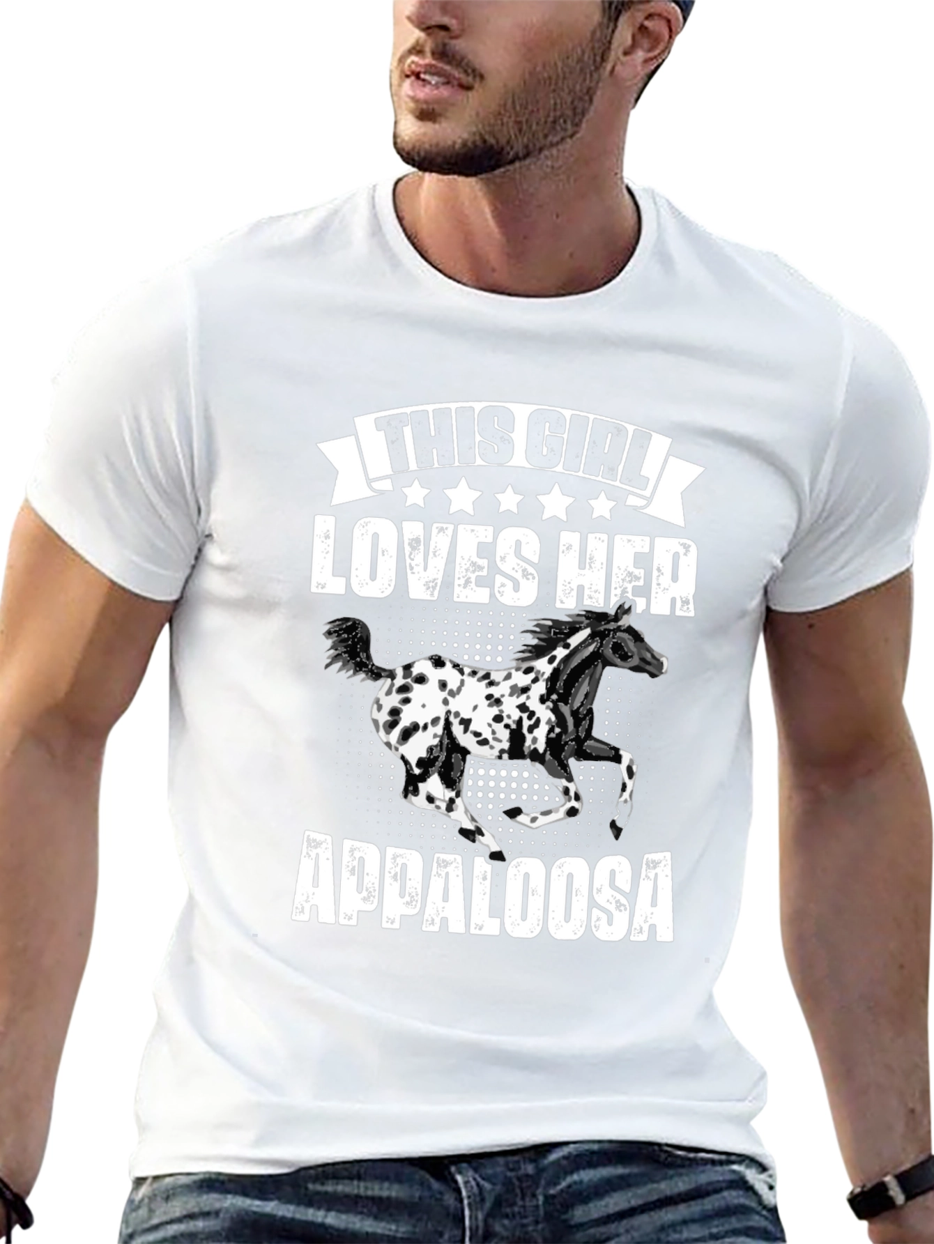 Appaloosa Horse Lover T-Shirt | Black Tee