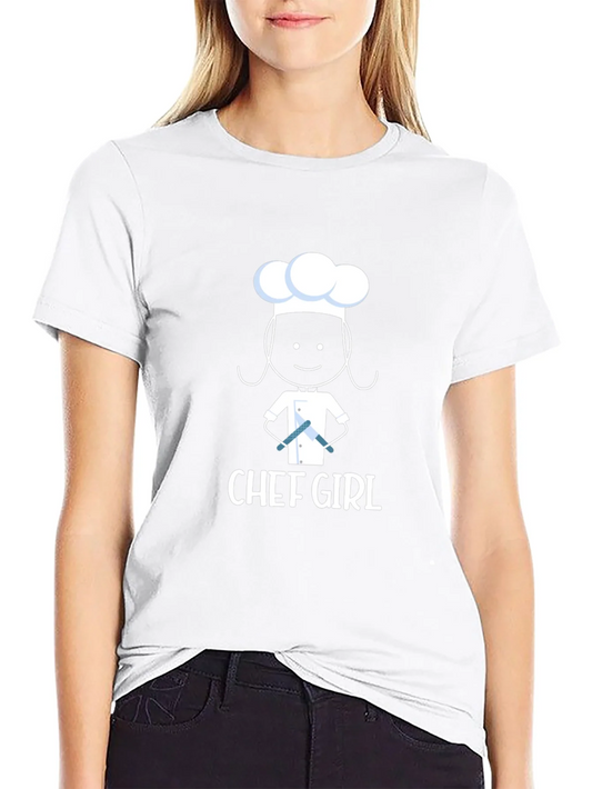Chef Girl Graphic Tee - Cook in Style!