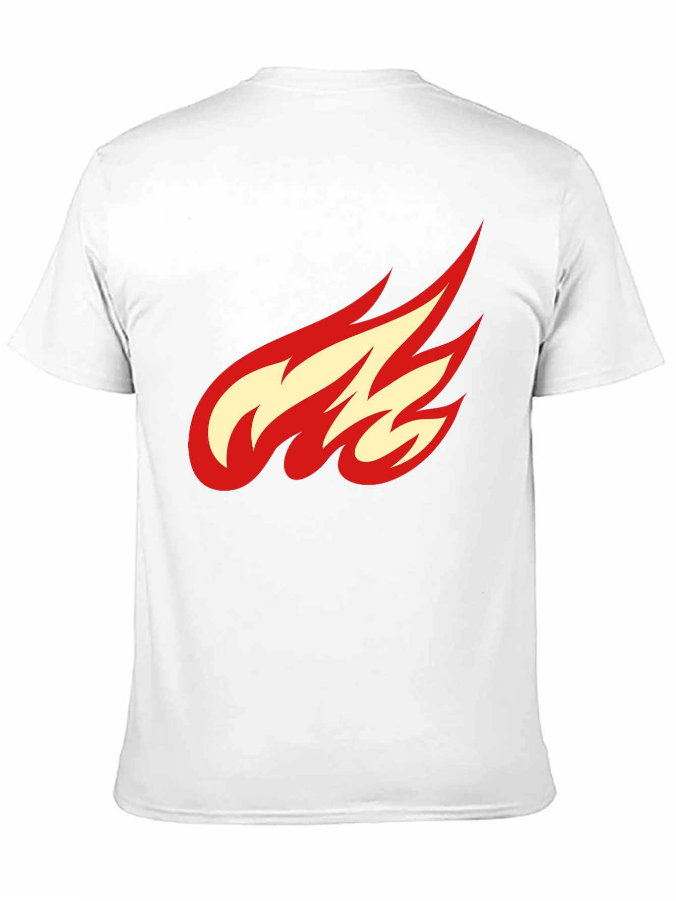 Flame Graphic Black T-Shirt - Casual Cool