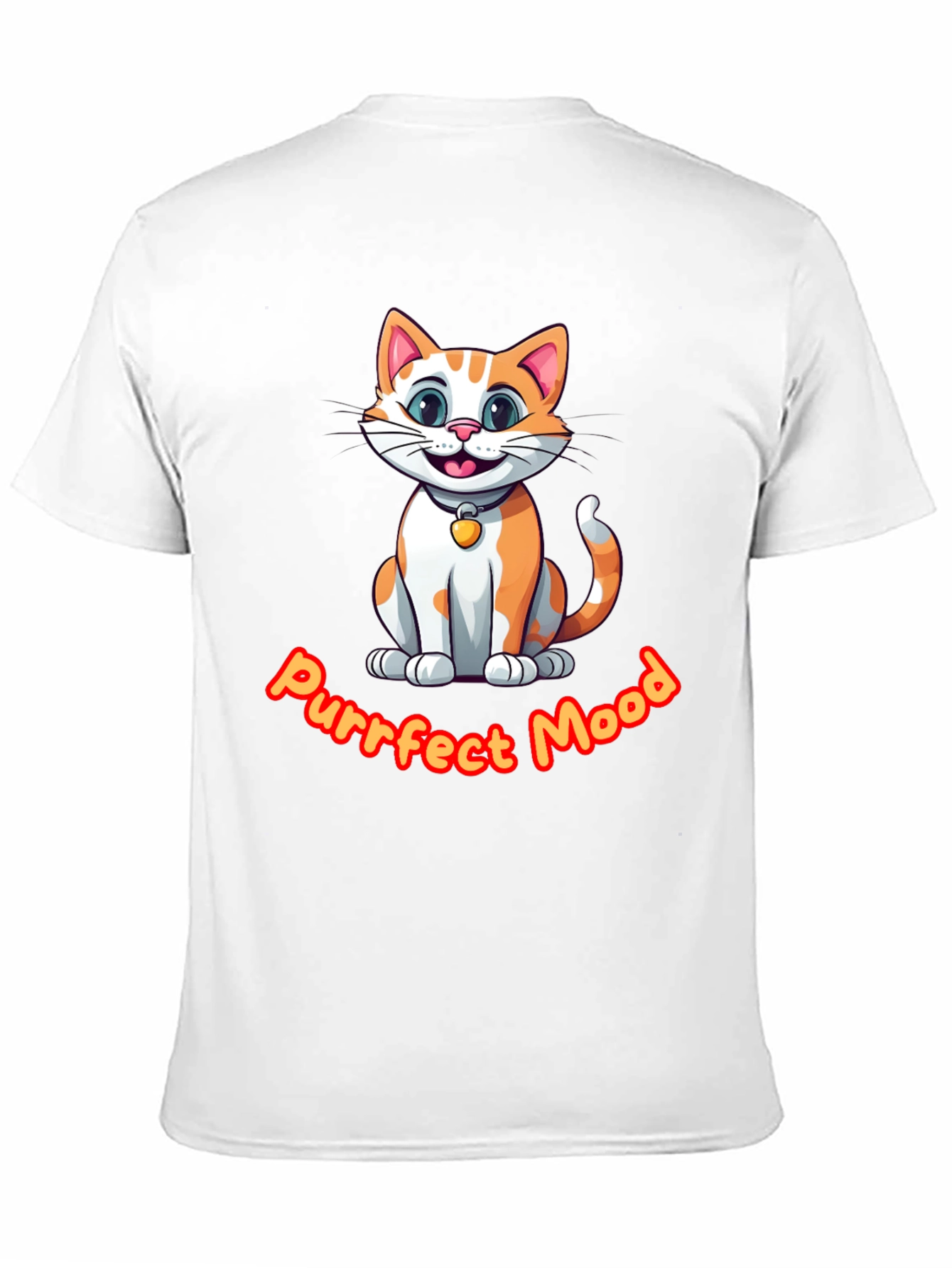 Purrfect Mood Cat Graphic Tee