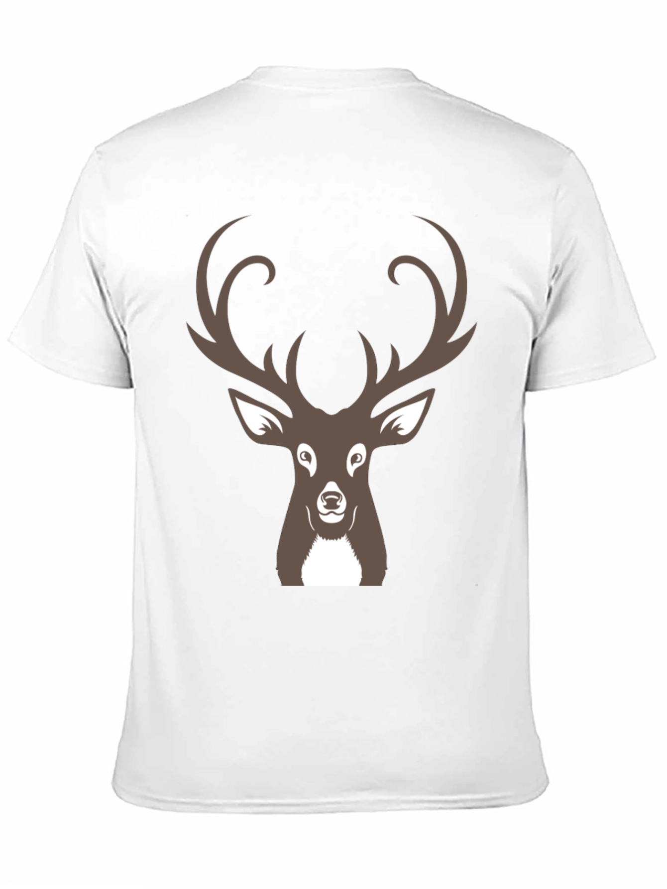 Deer Graphic Black T-Shirt for Men