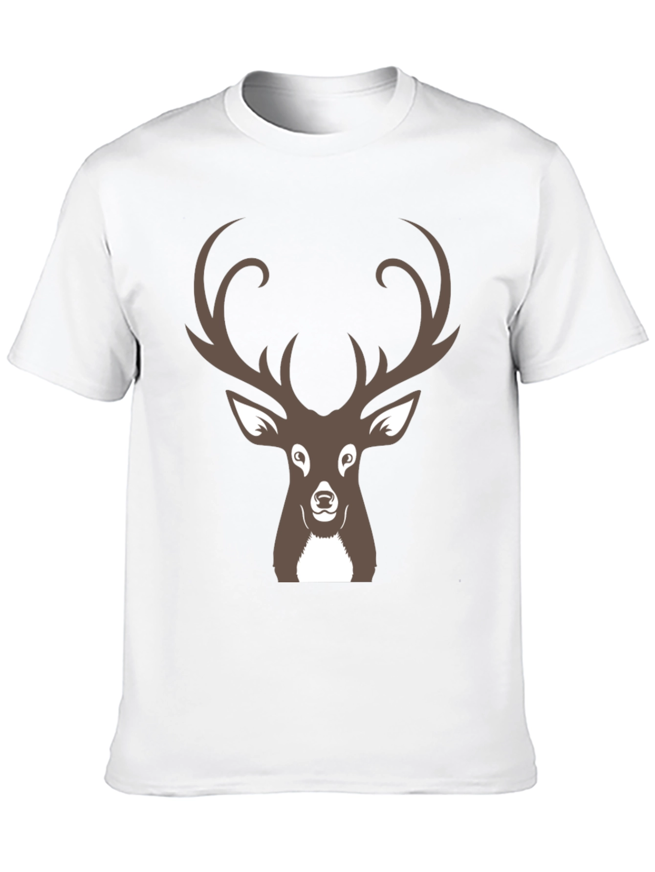 Deer Graphic Black T-Shirt for Men