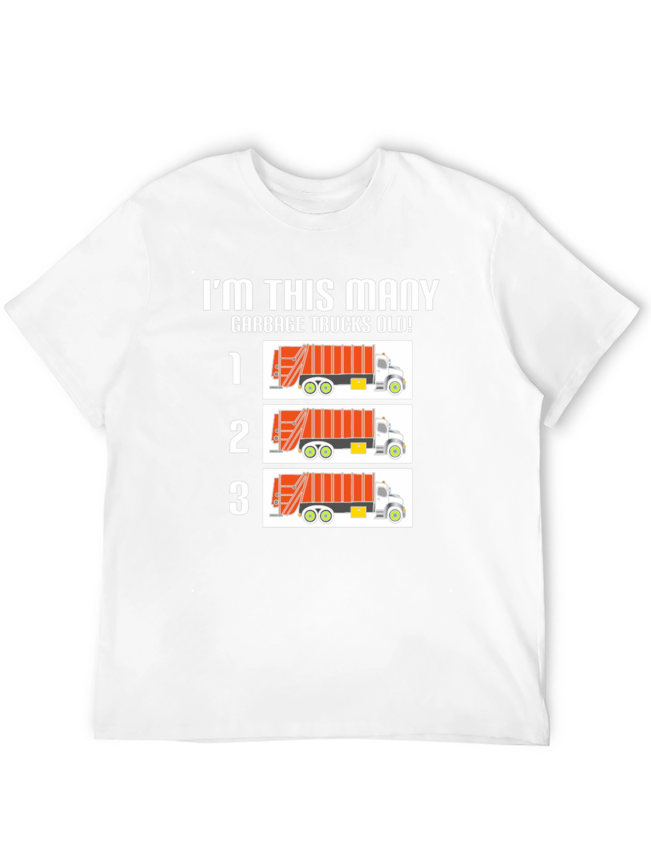 Im This Many Garbage Trucks Old! T-Shirt