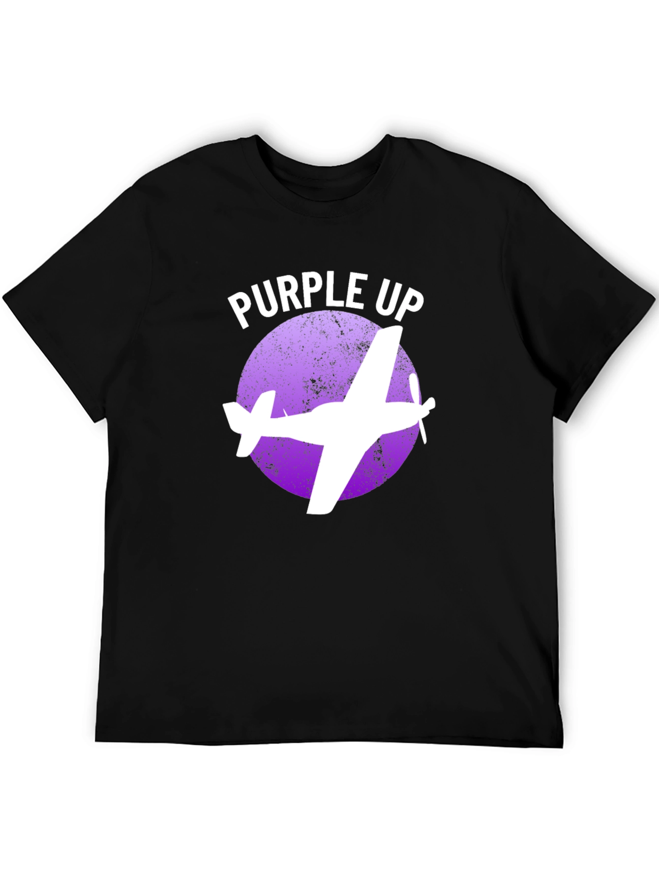 Purple Up Airplane Graphic Tee