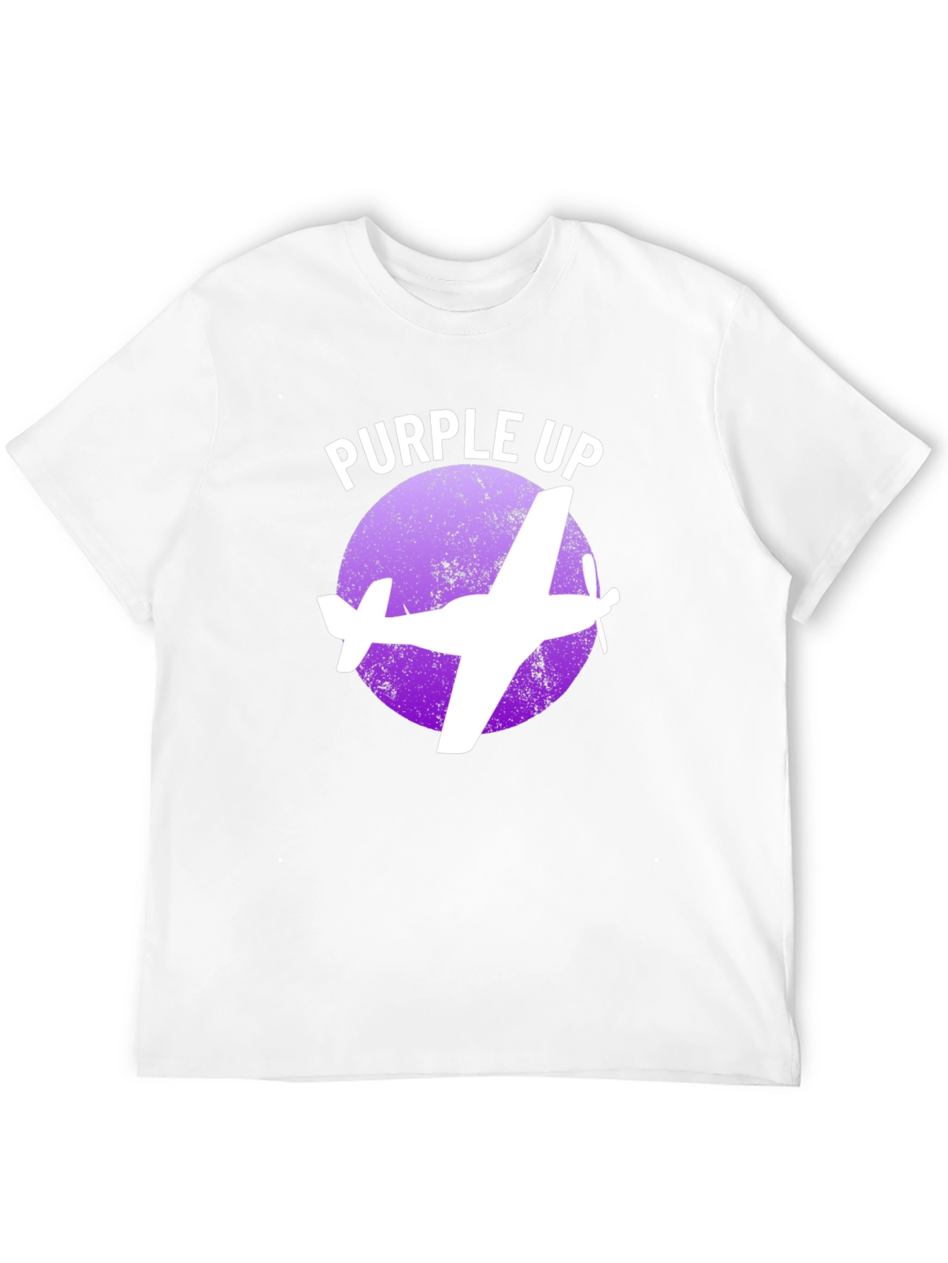 Purple Up Airplane Graphic Tee