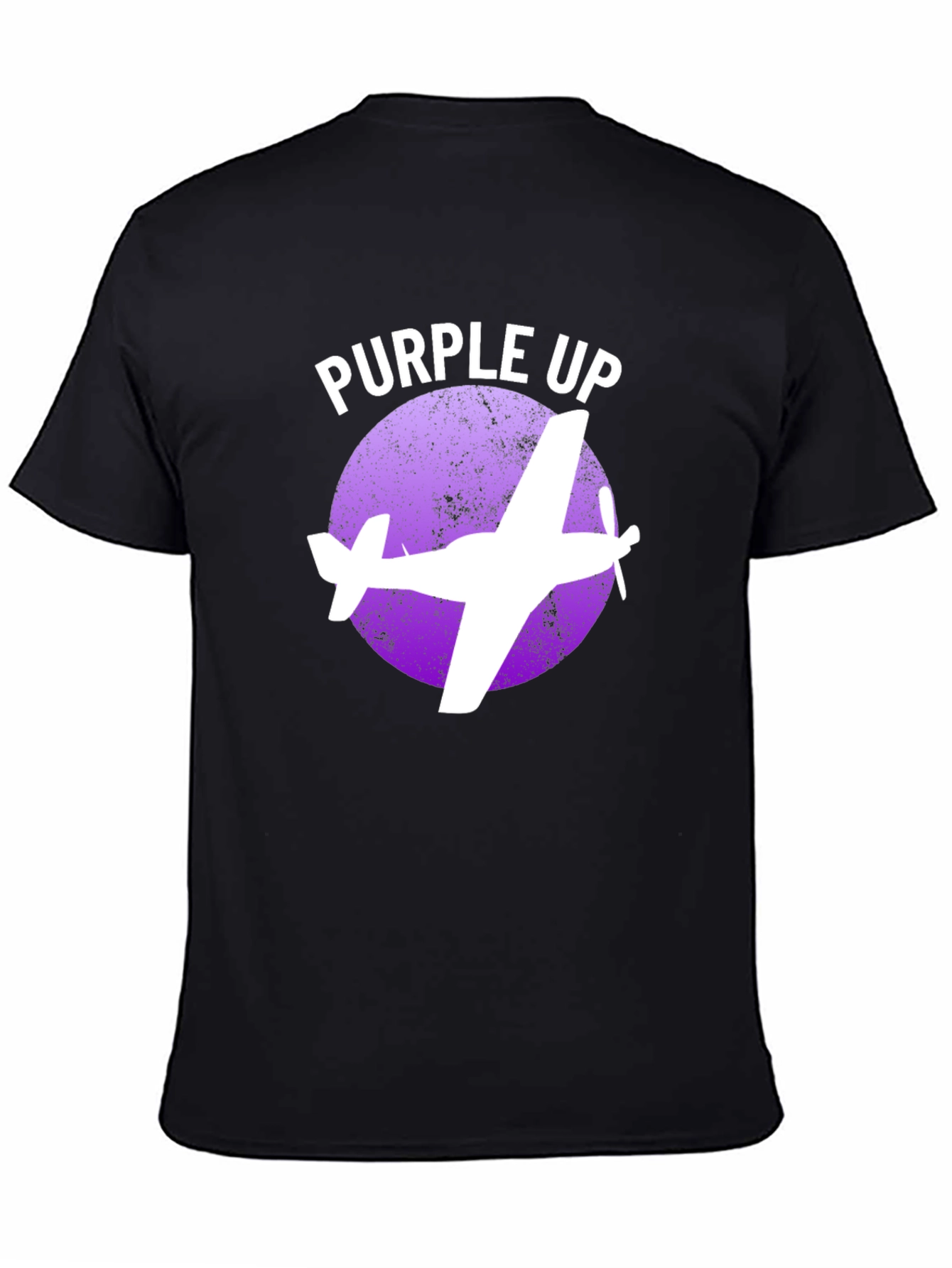 Purple Up Airplane Graphic Tee