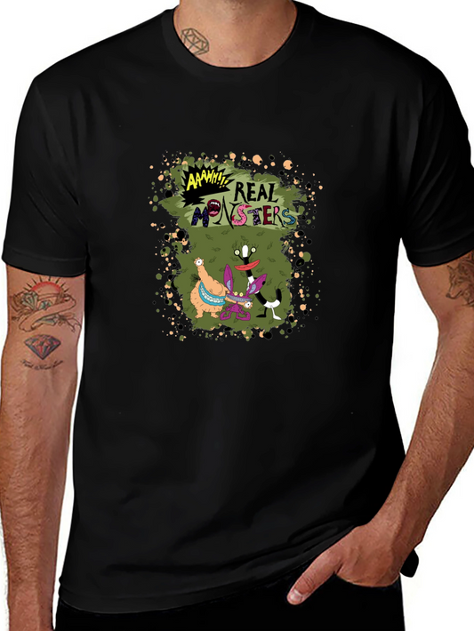 Real Monsters Black T-Shirt