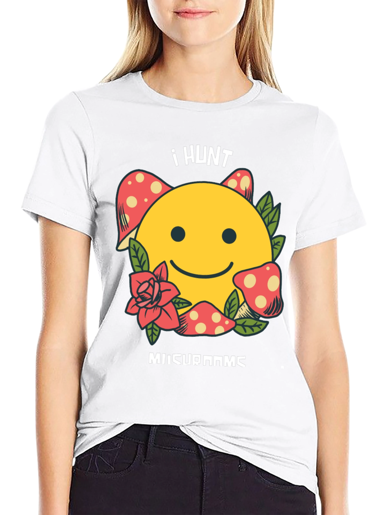 I Hunt Mushrooms Graphic T-Shirt