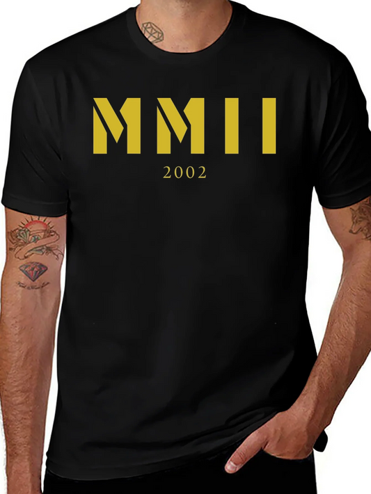 MMII 2002 T-Shirt Roman Numeral Year