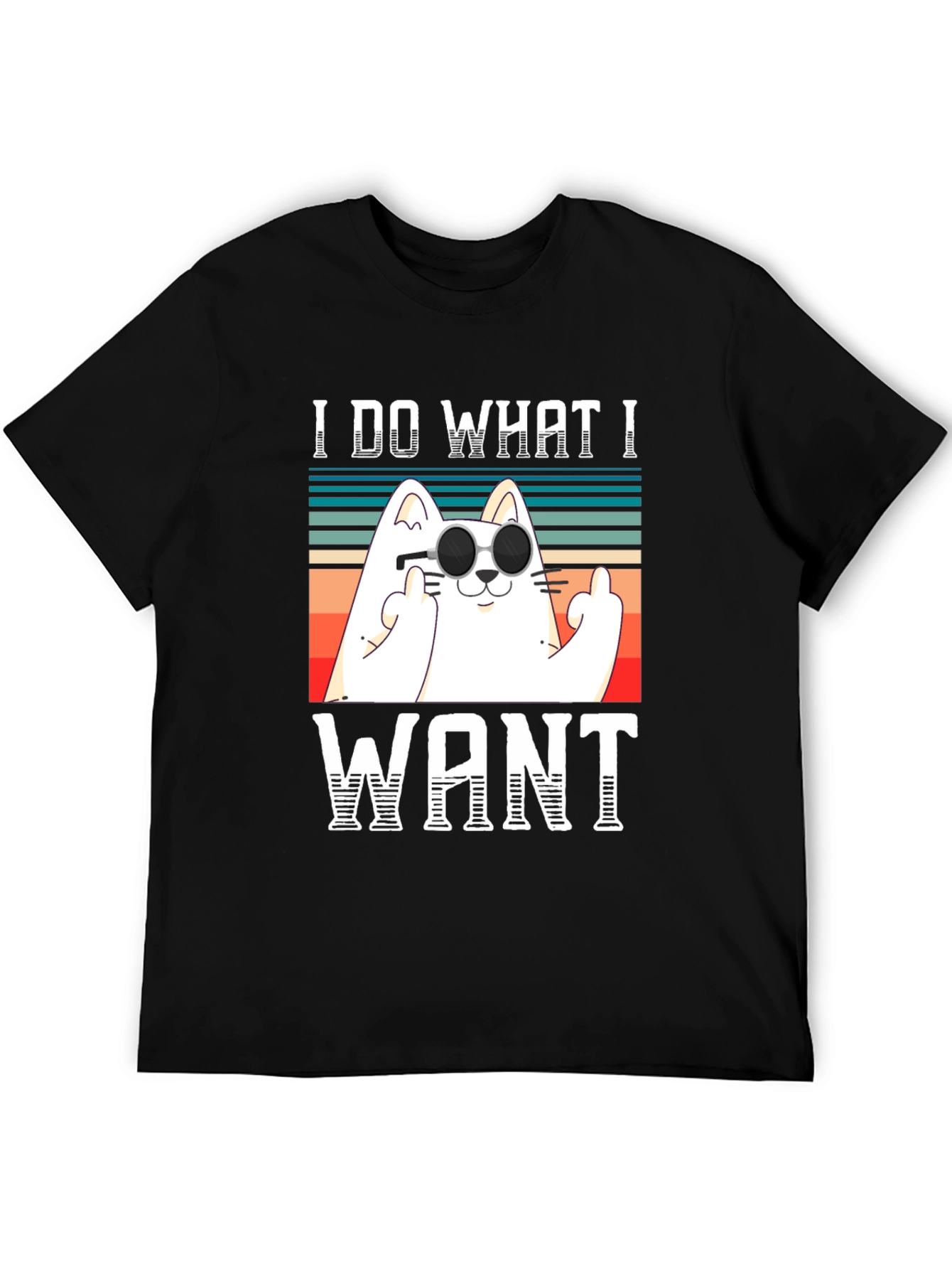 I Do What I Want Funny Cat T-Shirt