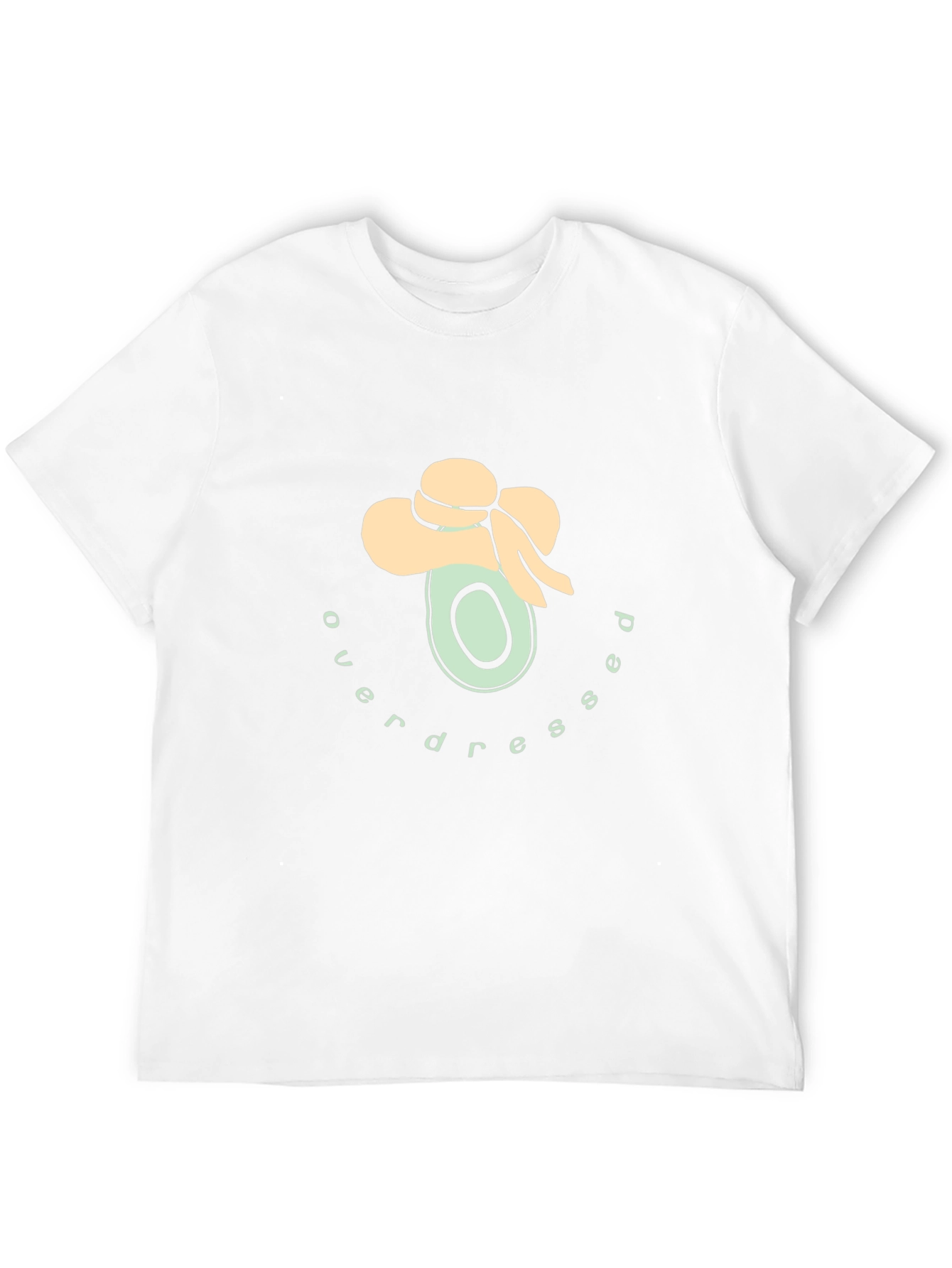 Overdressed Avocado Graphic Tee - Trendy Casual Wear