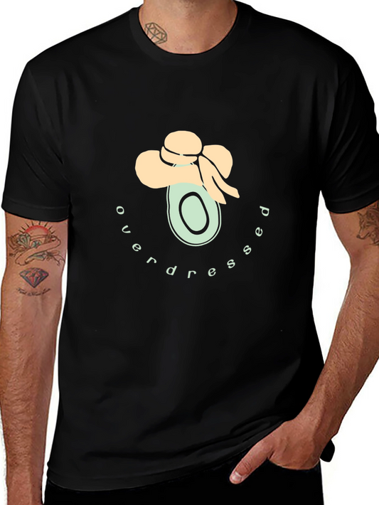 Overdressed Avocado Graphic Tee - Trendy Casual Wear