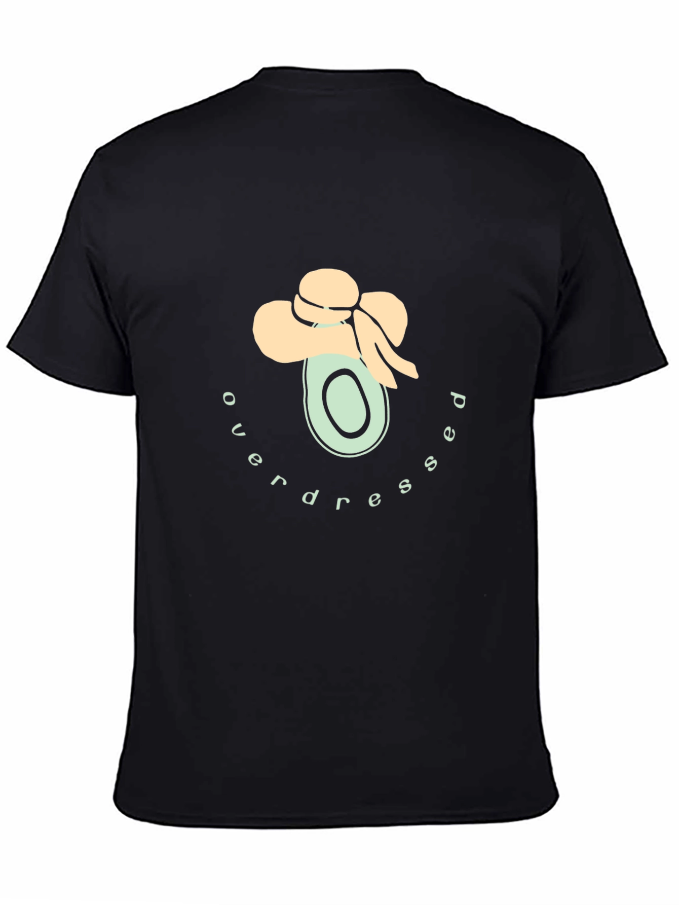 Overdressed Avocado Graphic Tee - Trendy Casual Wear