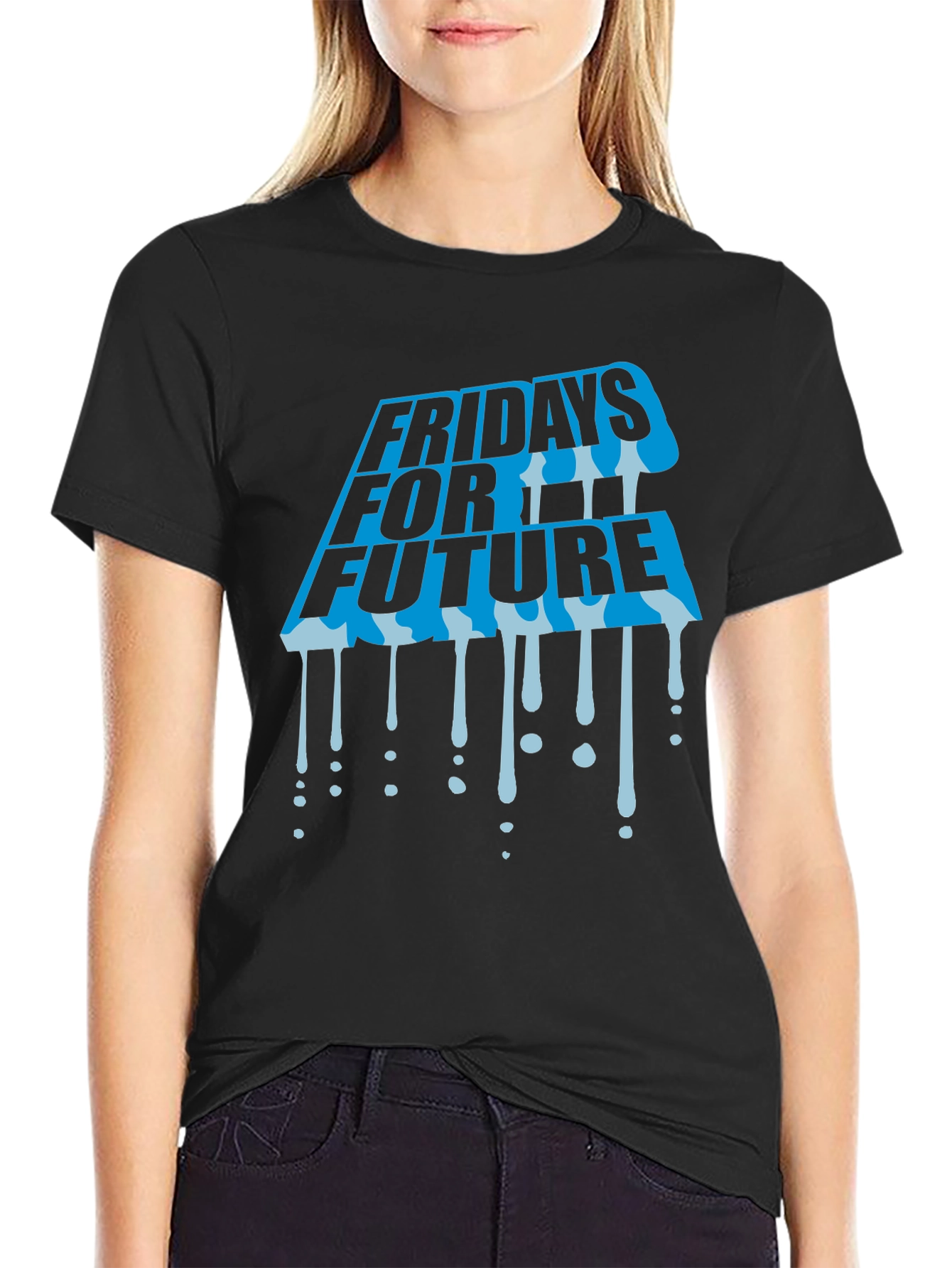 Fridays for Future Graphic Tee - Black