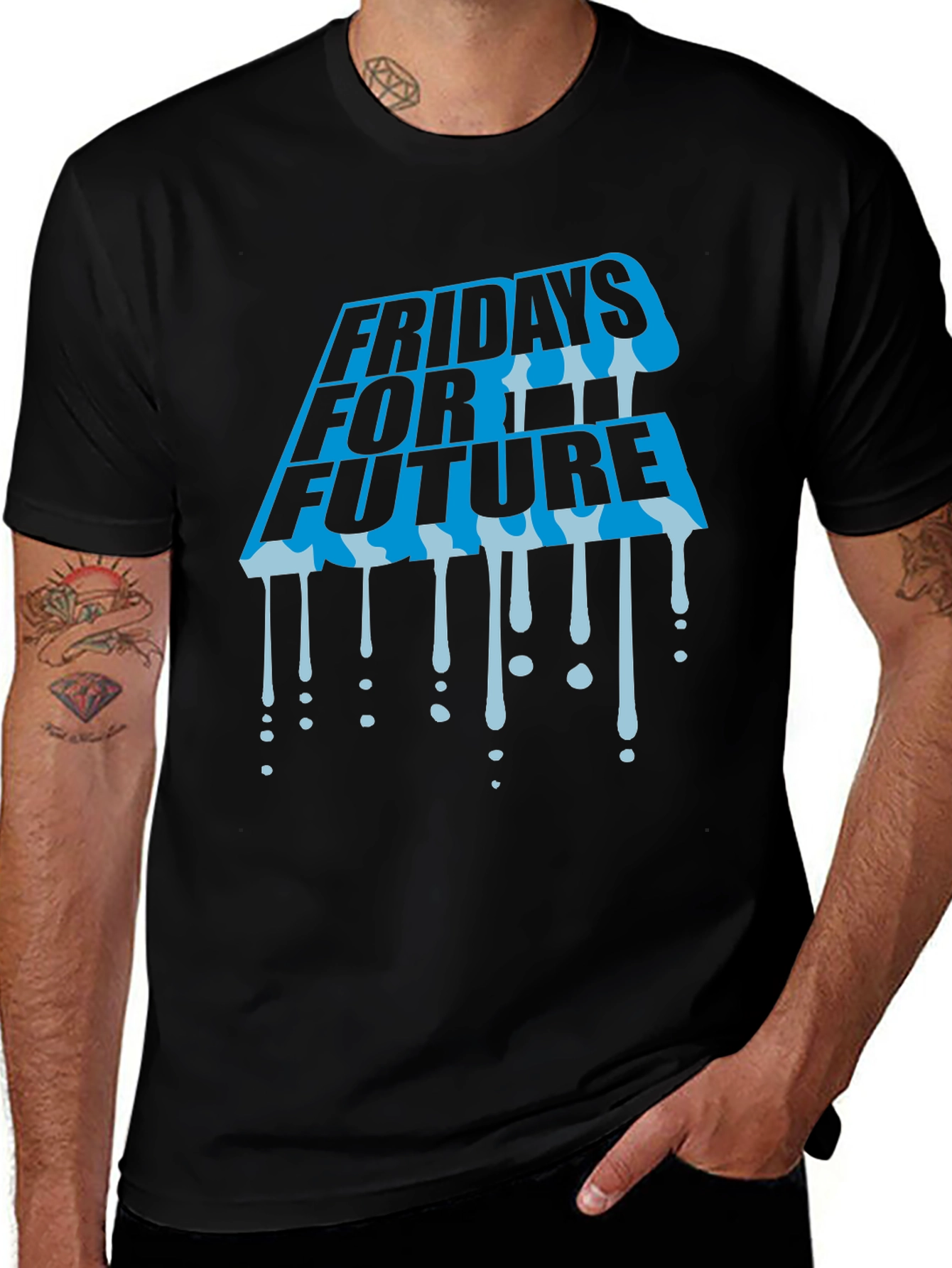 Fridays for Future Graphic Tee - Black