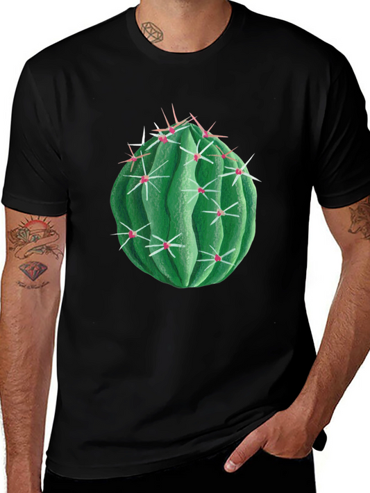 Cactus Graphic Tee - Trendy Plant Lover Shirt
