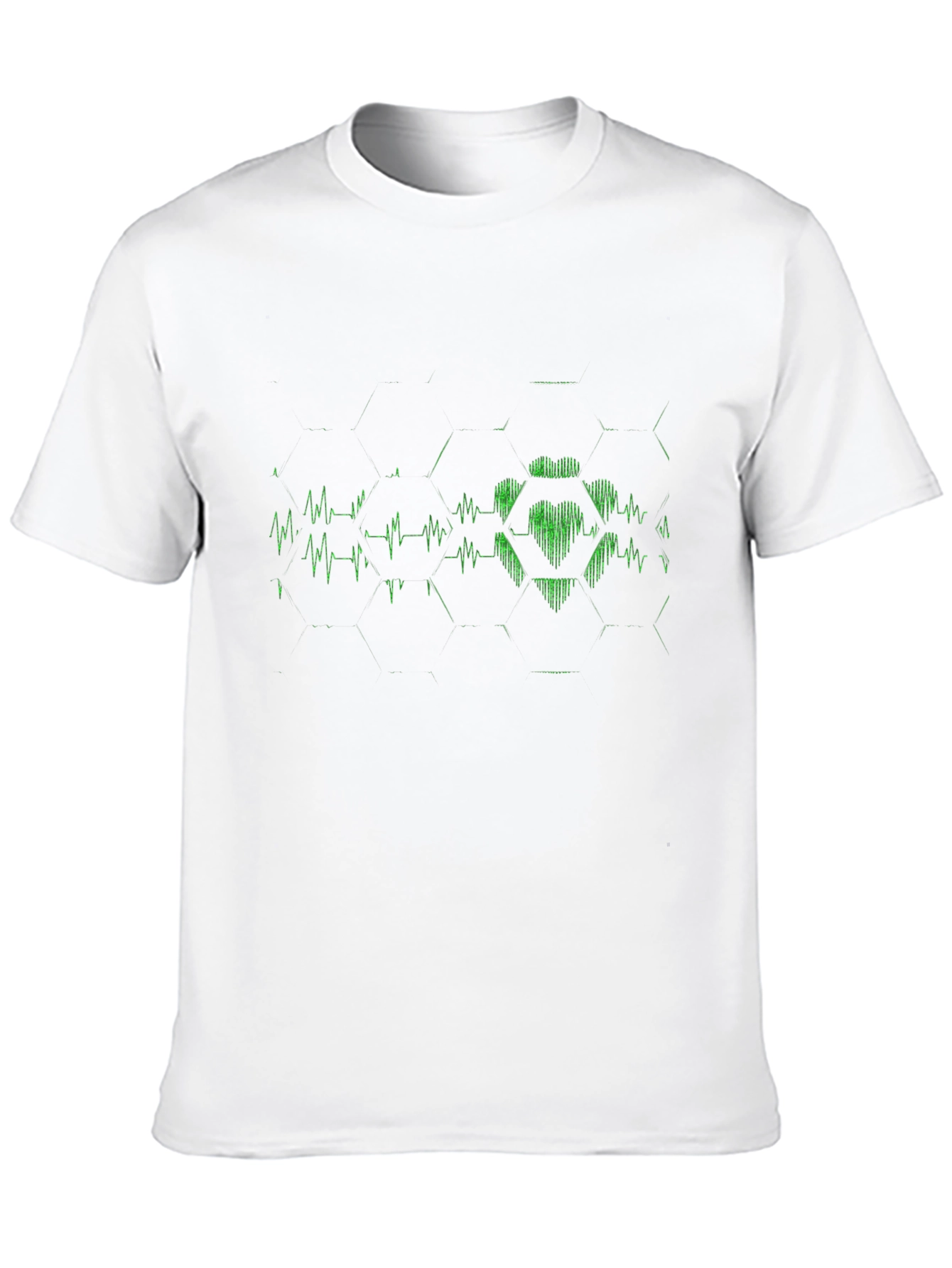 Heartbeat Hexagon Graphic Tee