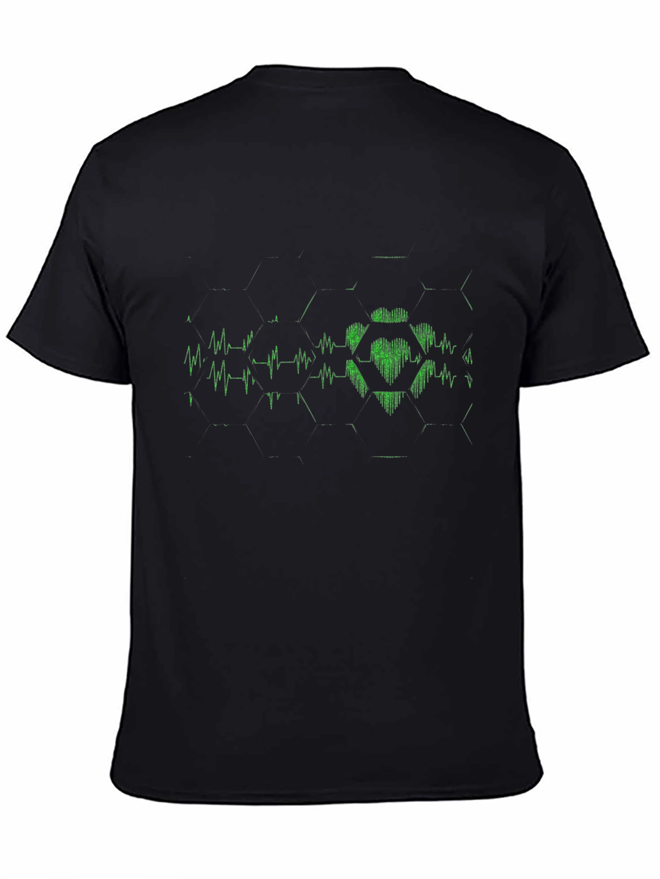 Heartbeat Hexagon Graphic Tee