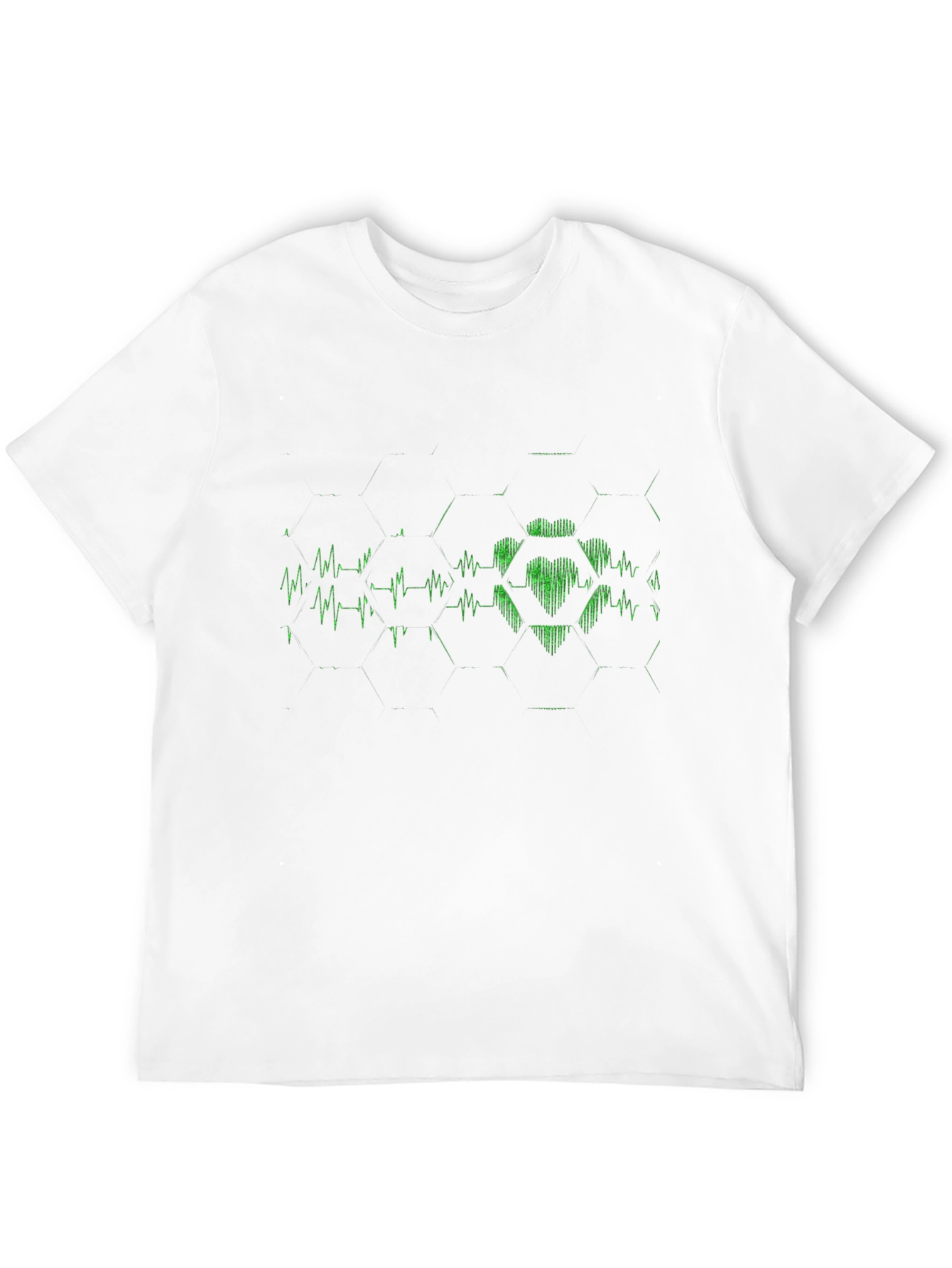 Heartbeat Hexagon Graphic Tee