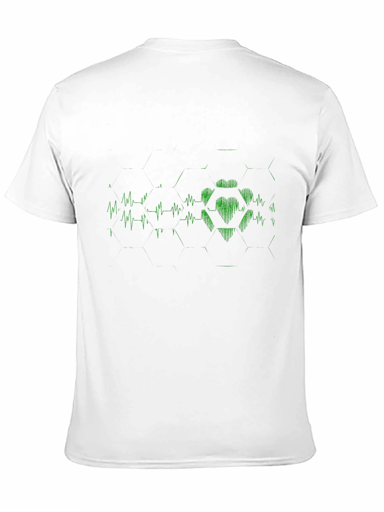 Heartbeat Hexagon Graphic Tee