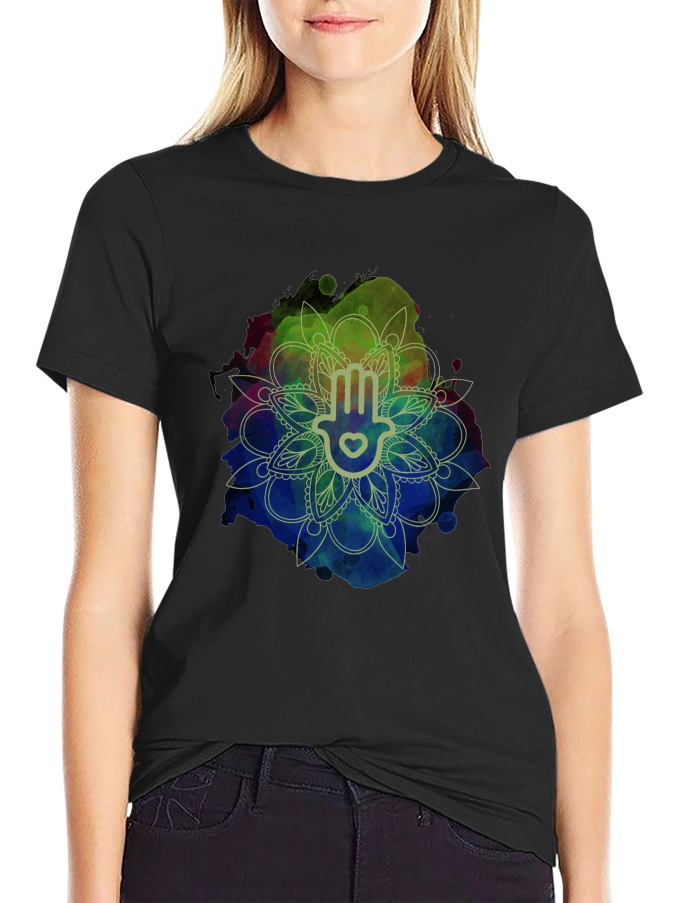 Hamsa Hand Mandala T-Shirt