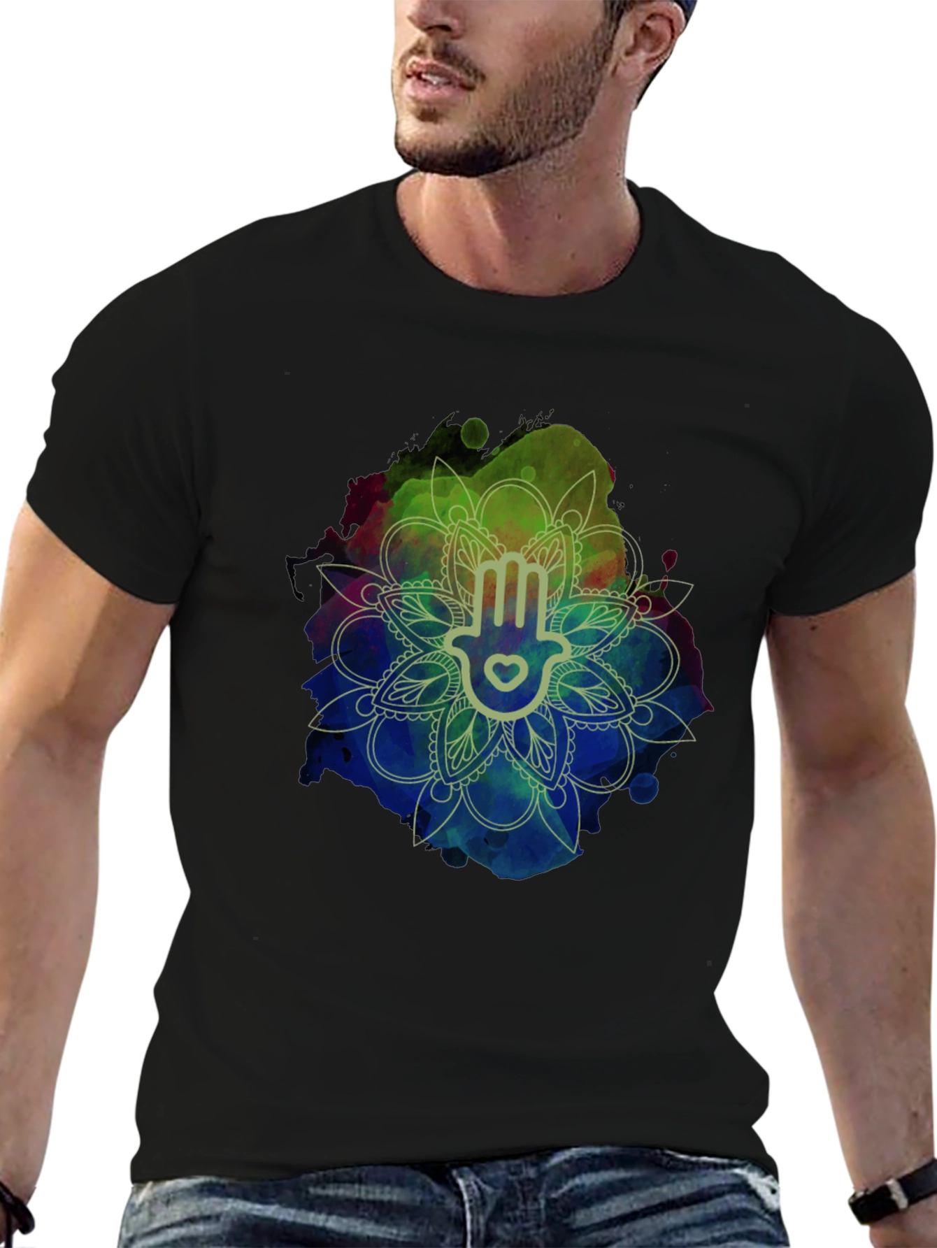 Hamsa Hand Mandala T-Shirt