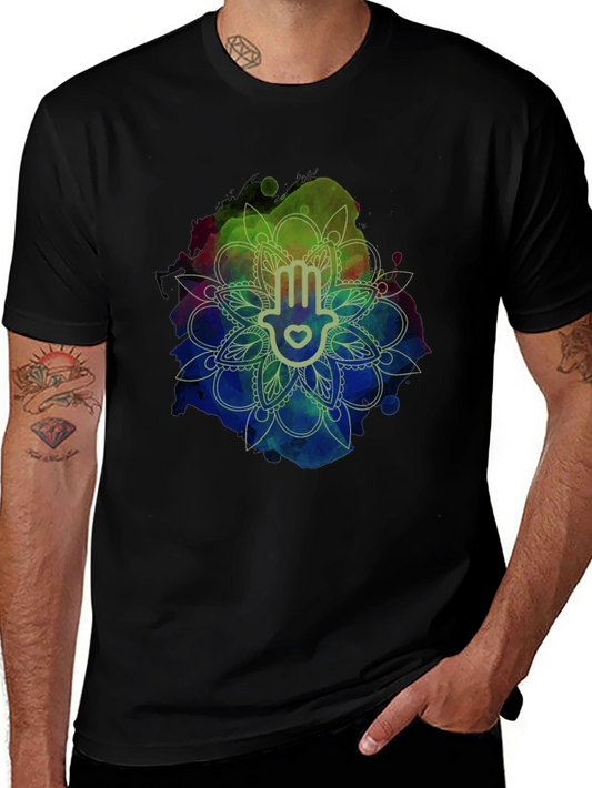 Hamsa Hand Mandala T-Shirt