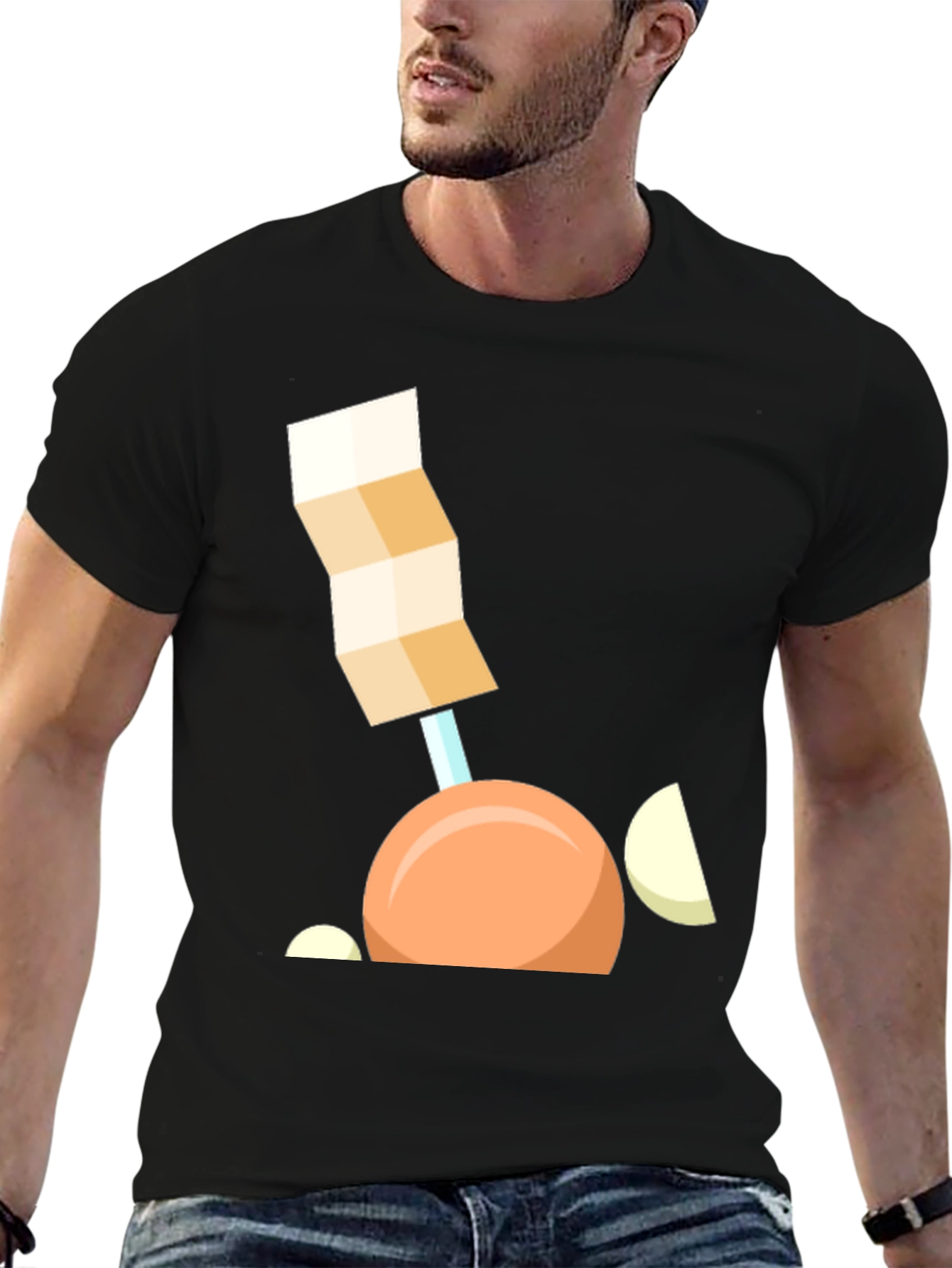 Geometric Onion Cartoon T-Shirt