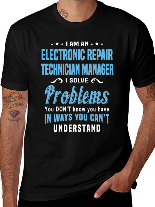 Electronic Repair Technician Manager T-Shirt