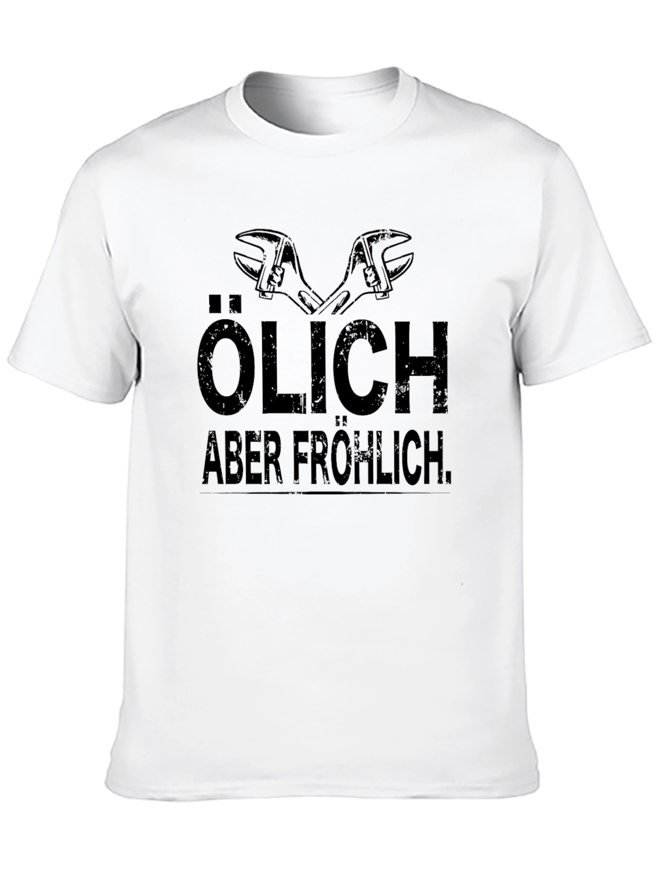Ölich Aber Fröhlich Mechanic Wrench Graphic T-Shirt