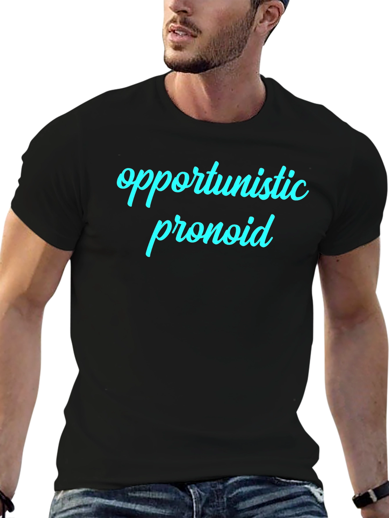 Opportunistic Pronoid Black Tee