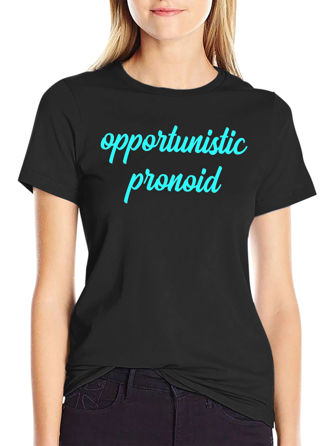 Opportunistic Pronoid Black Tee