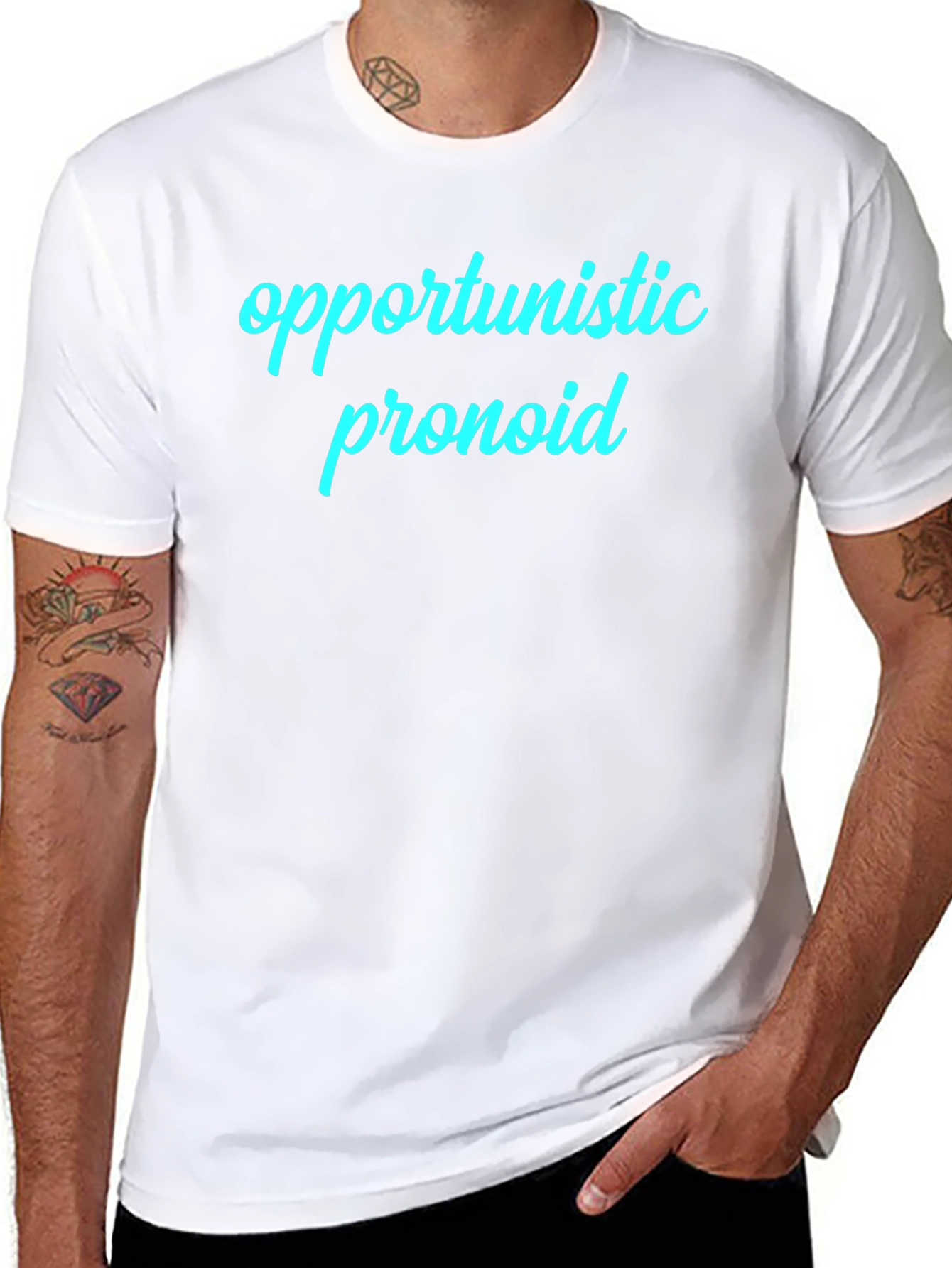 Opportunistic Pronoid Black Tee