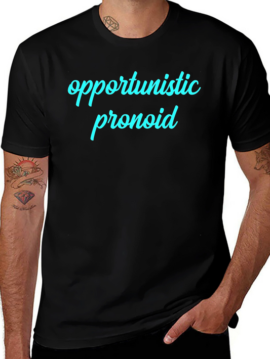Opportunistic Pronoid Black Tee